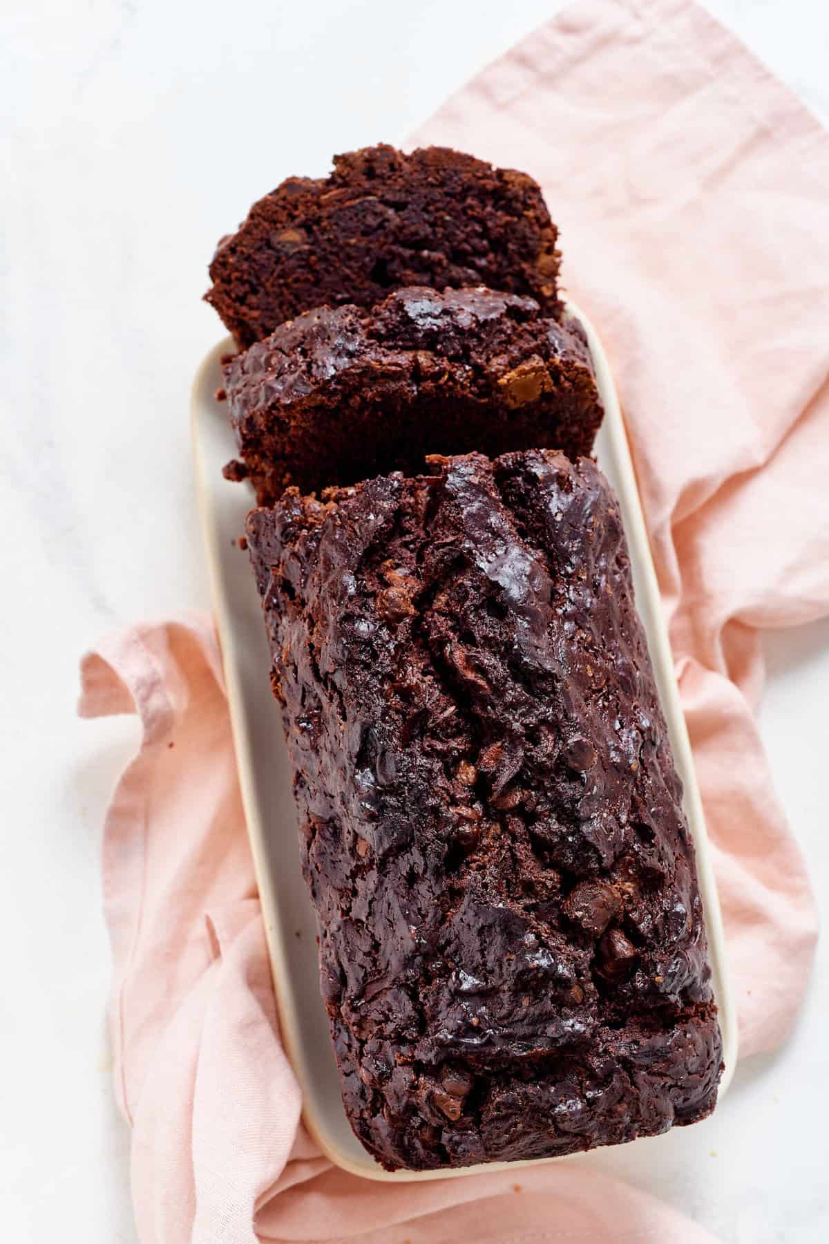 Chocolate Zucchini Bread - foodfaithfitness