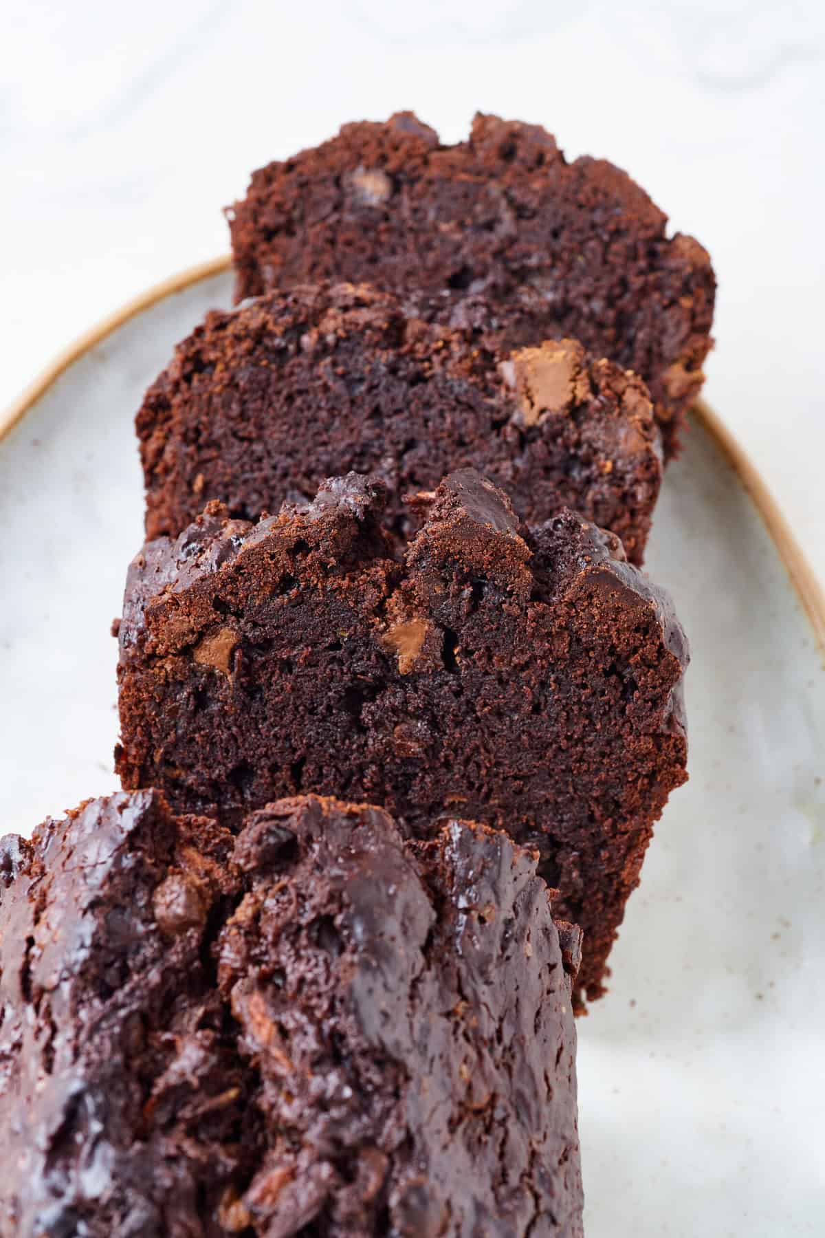 Chocolate Zucchini Bread - foodfaithfitness