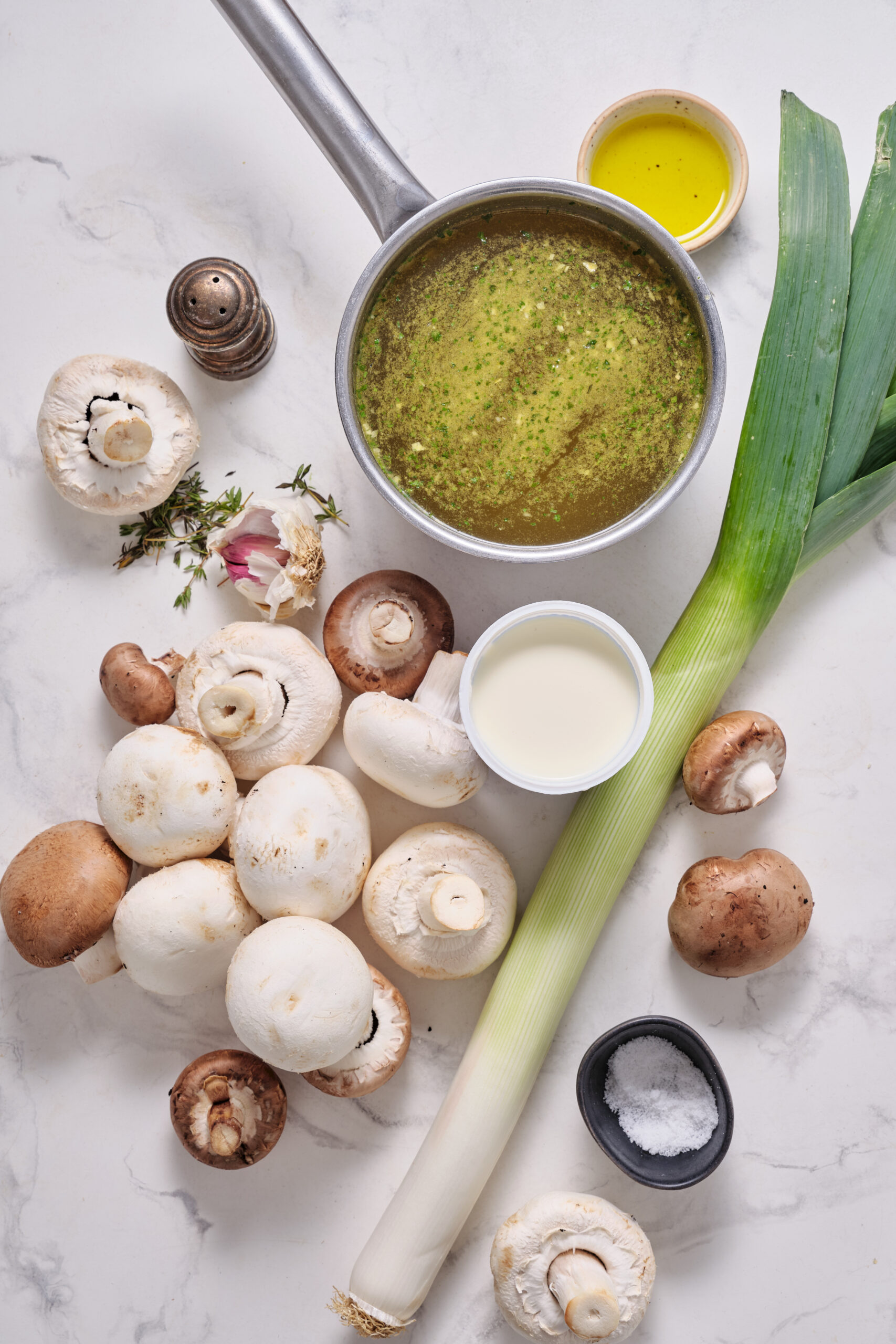 Mushroom and Leek Soup - foodfaithfitness