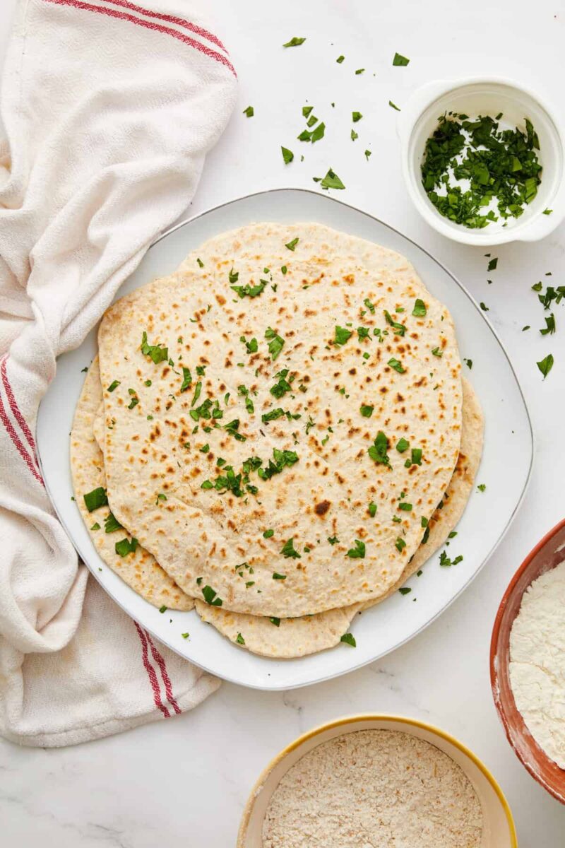 Yogurt Flatbread - Food Faith Fitness