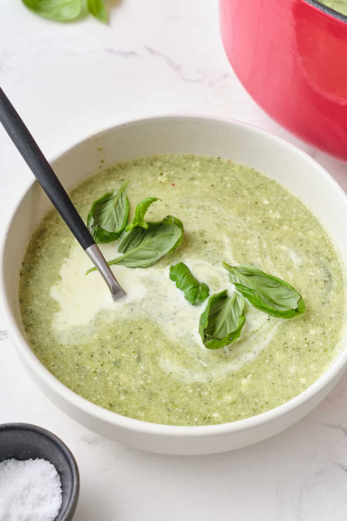 Creamy Zucchini Soup - foodfaithfitness
