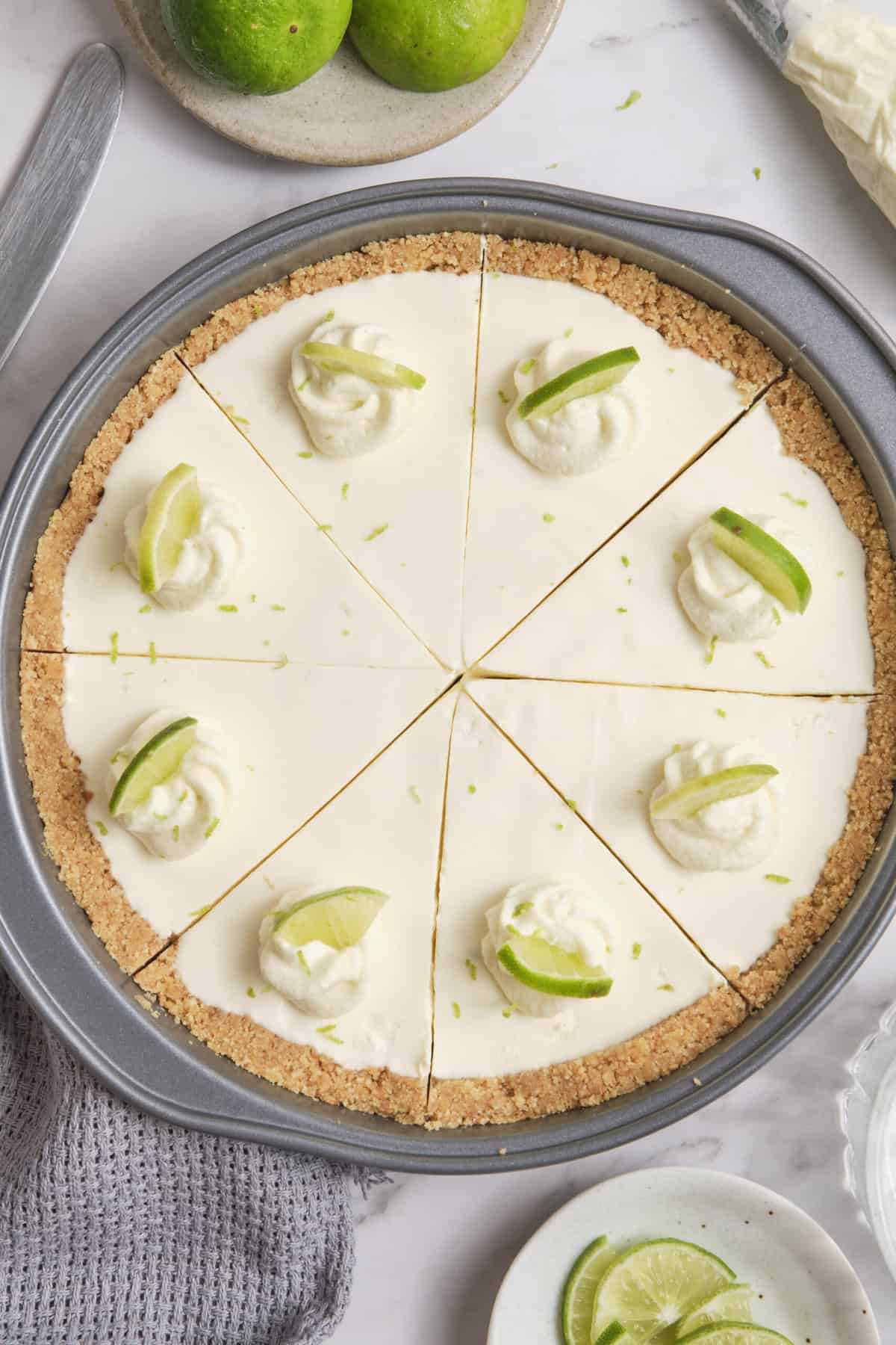 No-Bake Key Lime Pie - Plain Chicken - foodfaithfitness