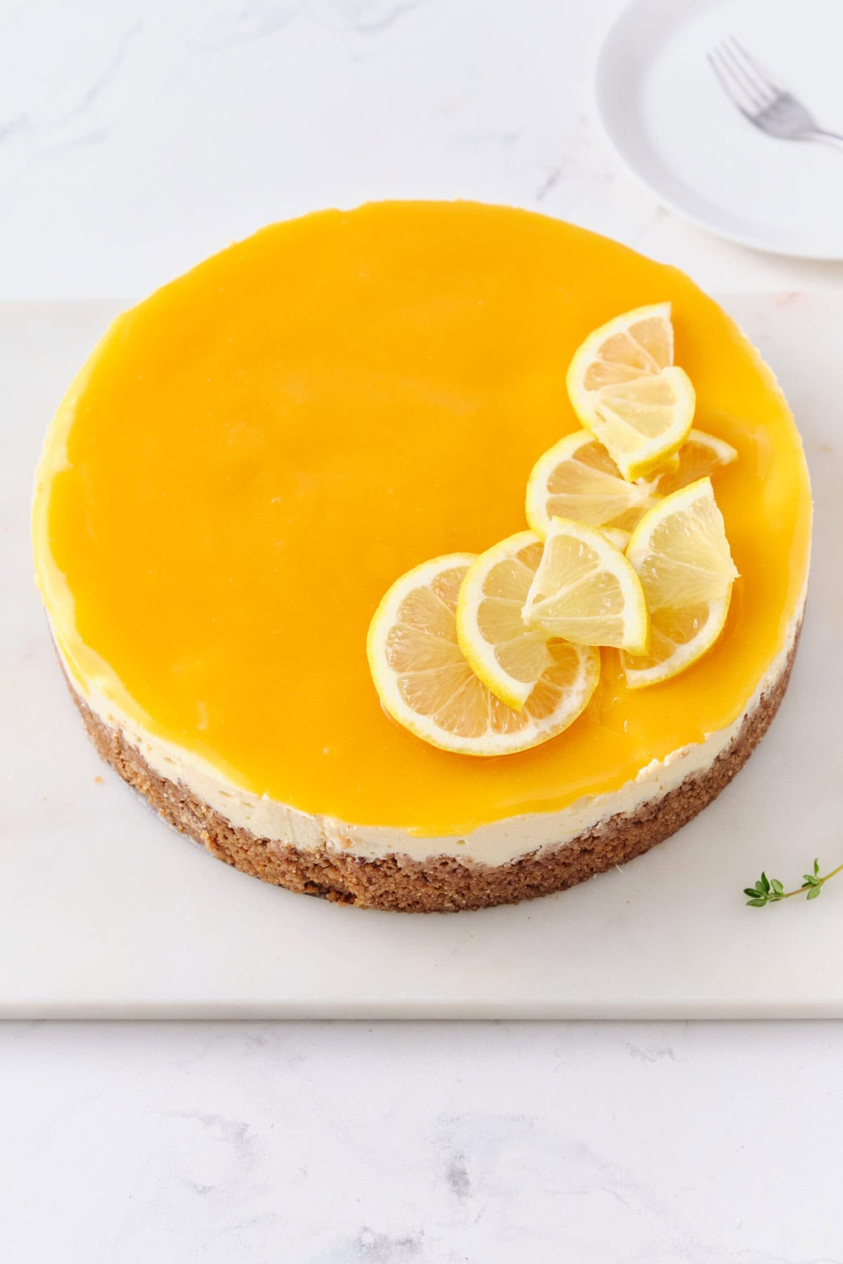 Recipe of lemon curd cake - foodfaithfittness