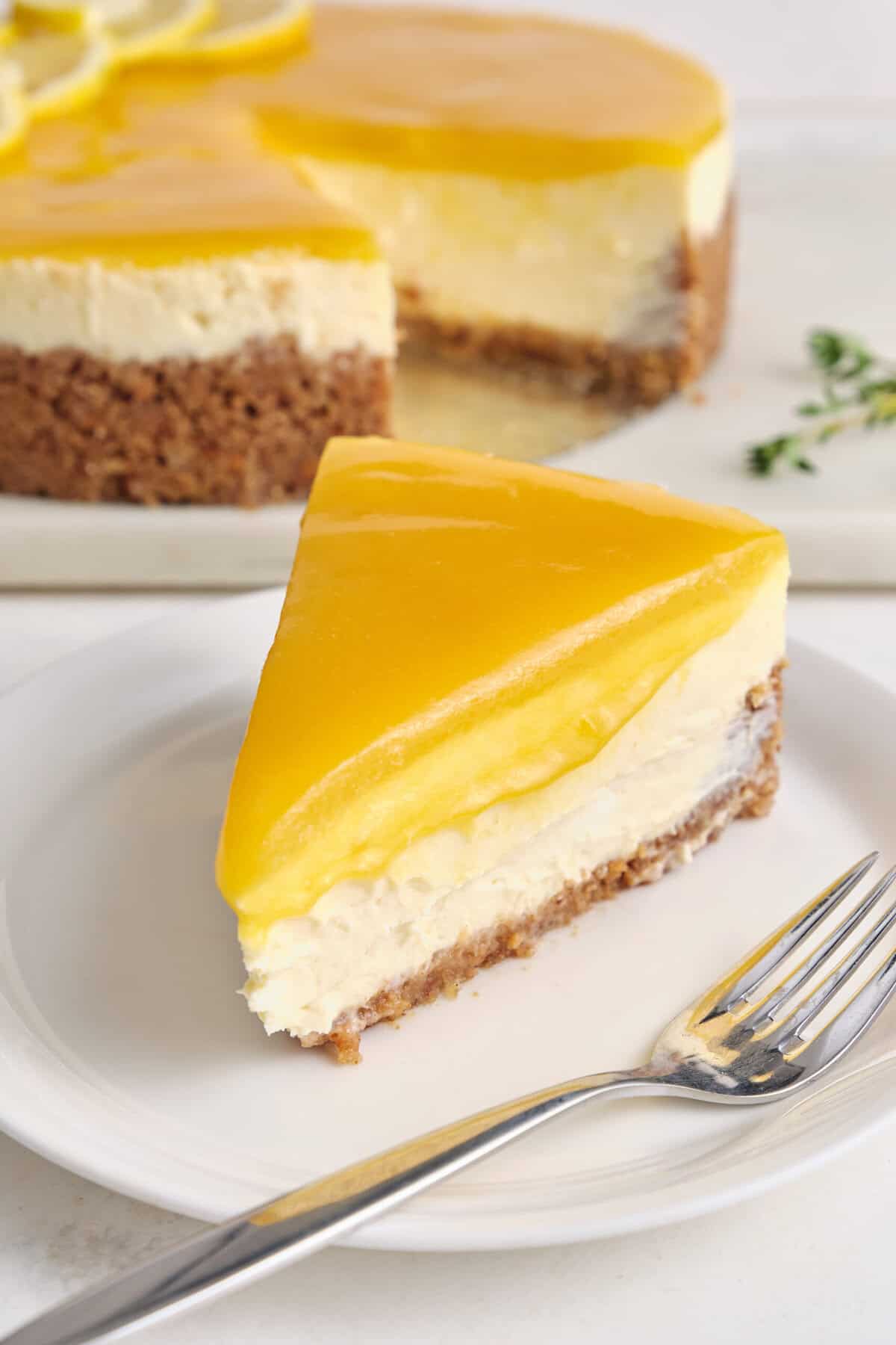 Recipe of lemon curd cake - foodfaithfittness