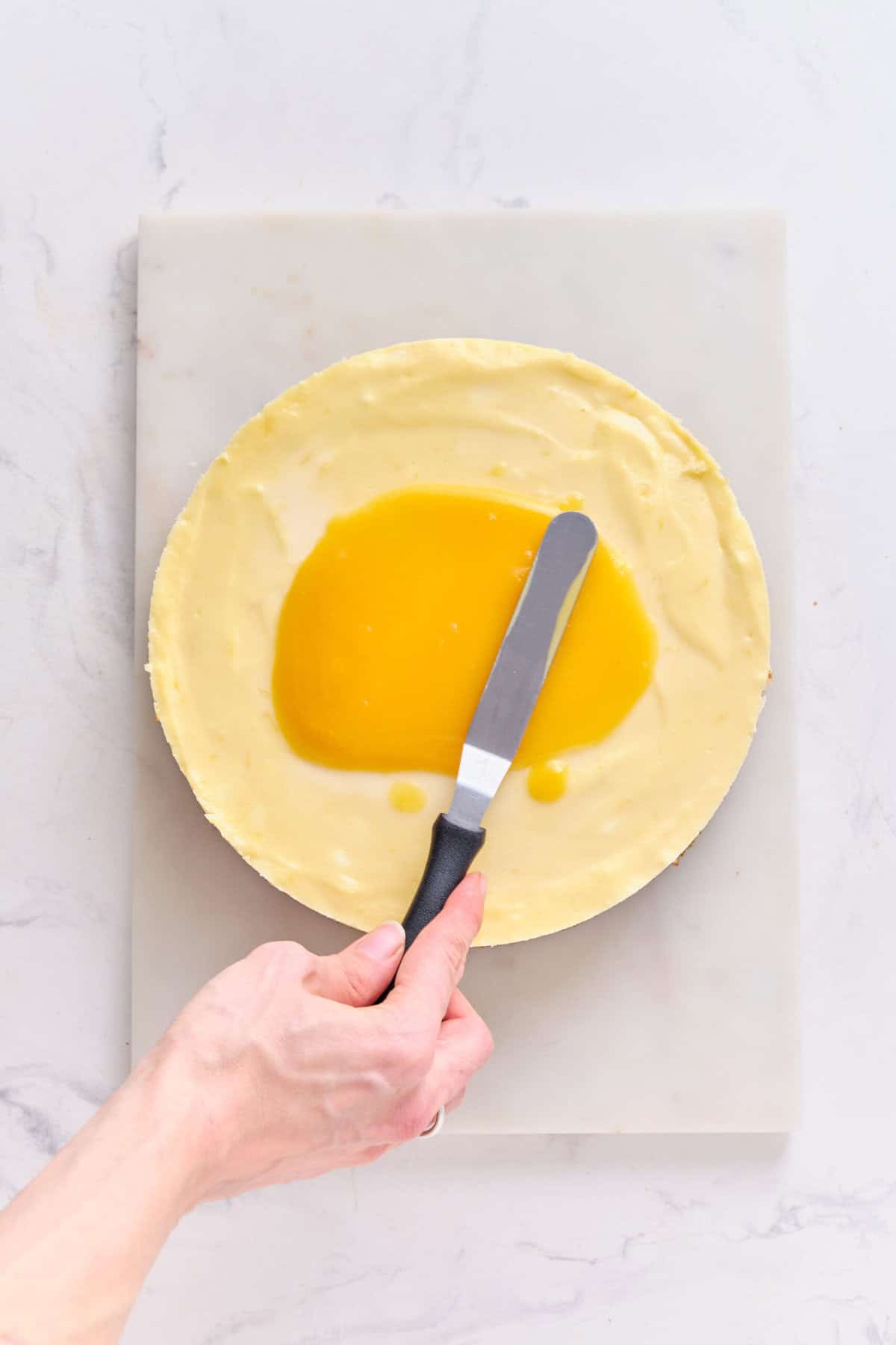 Recipe of lemon curd cake - foodfaithfittness