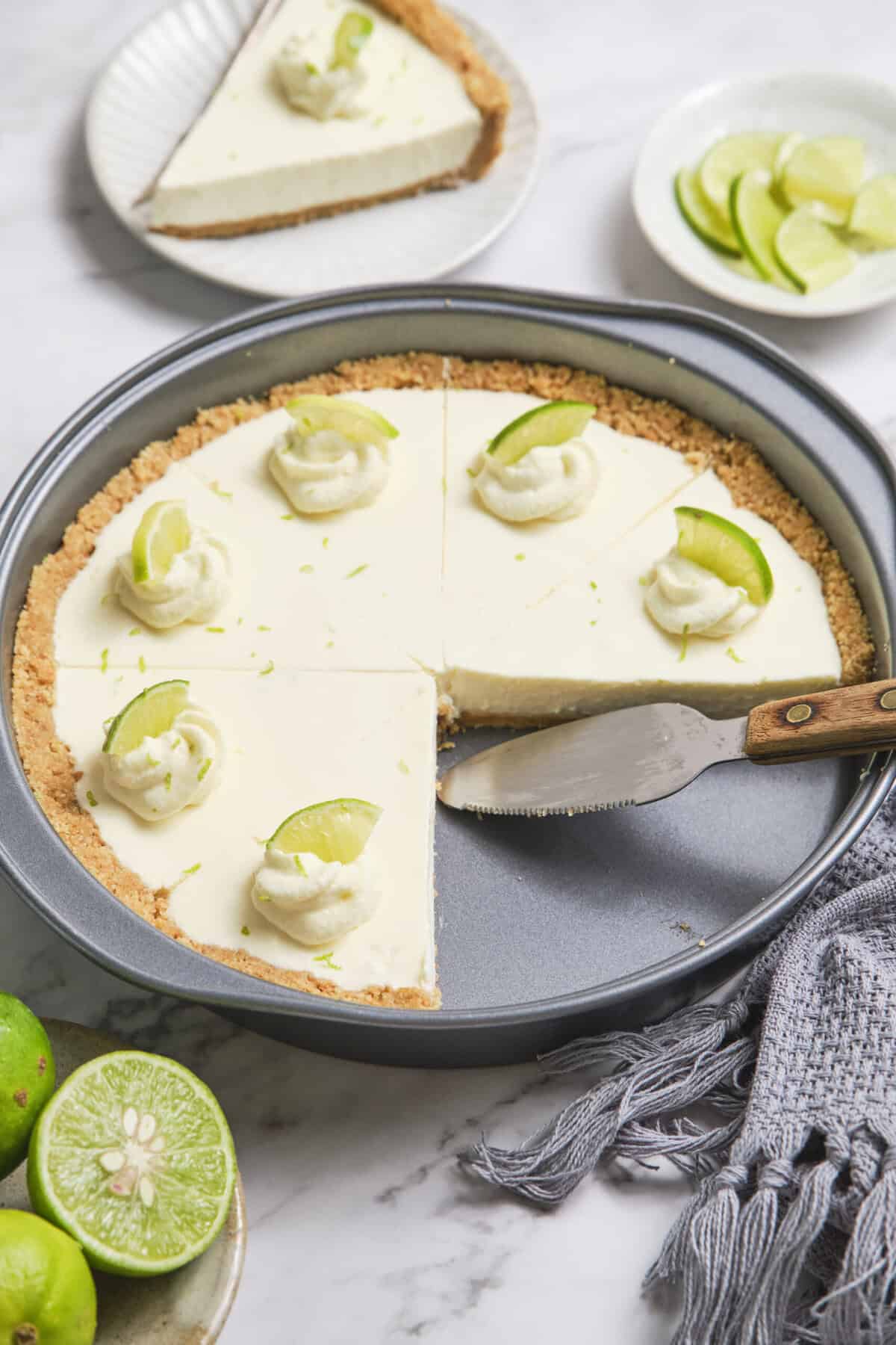 No-Bake Key Lime Pie - Plain Chicken - foodfaithfitness