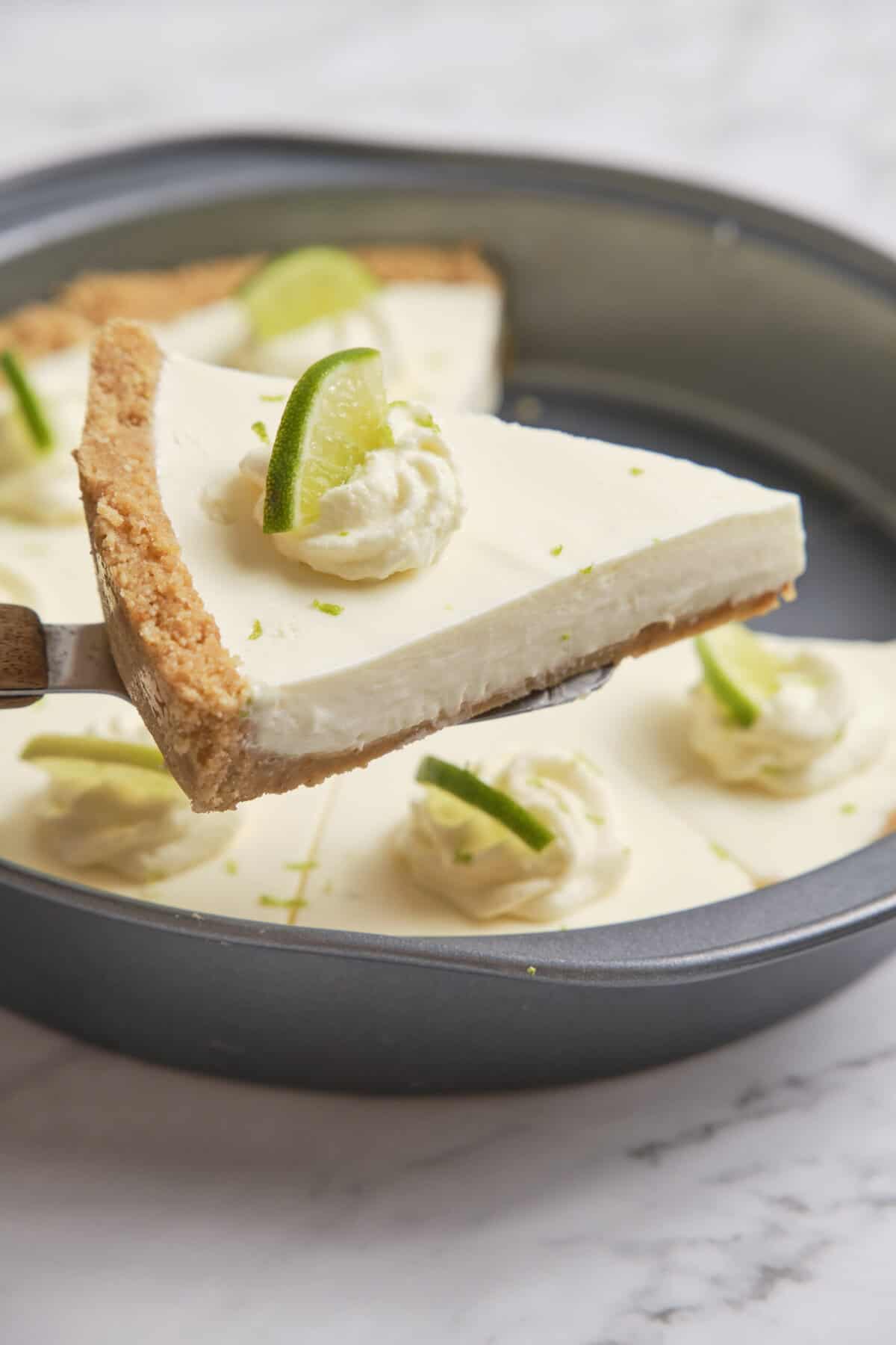 No-Bake Key Lime Pie - Plain Chicken - foodfaithfitness