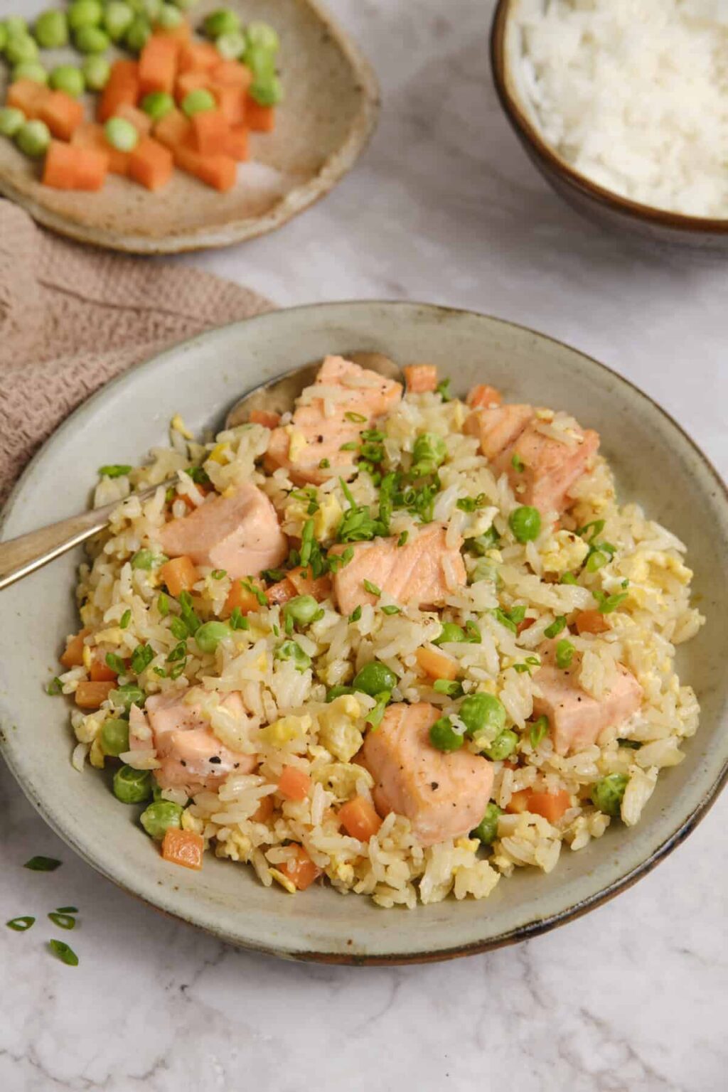 Salmon Fried Rice - Food Faith Fitness