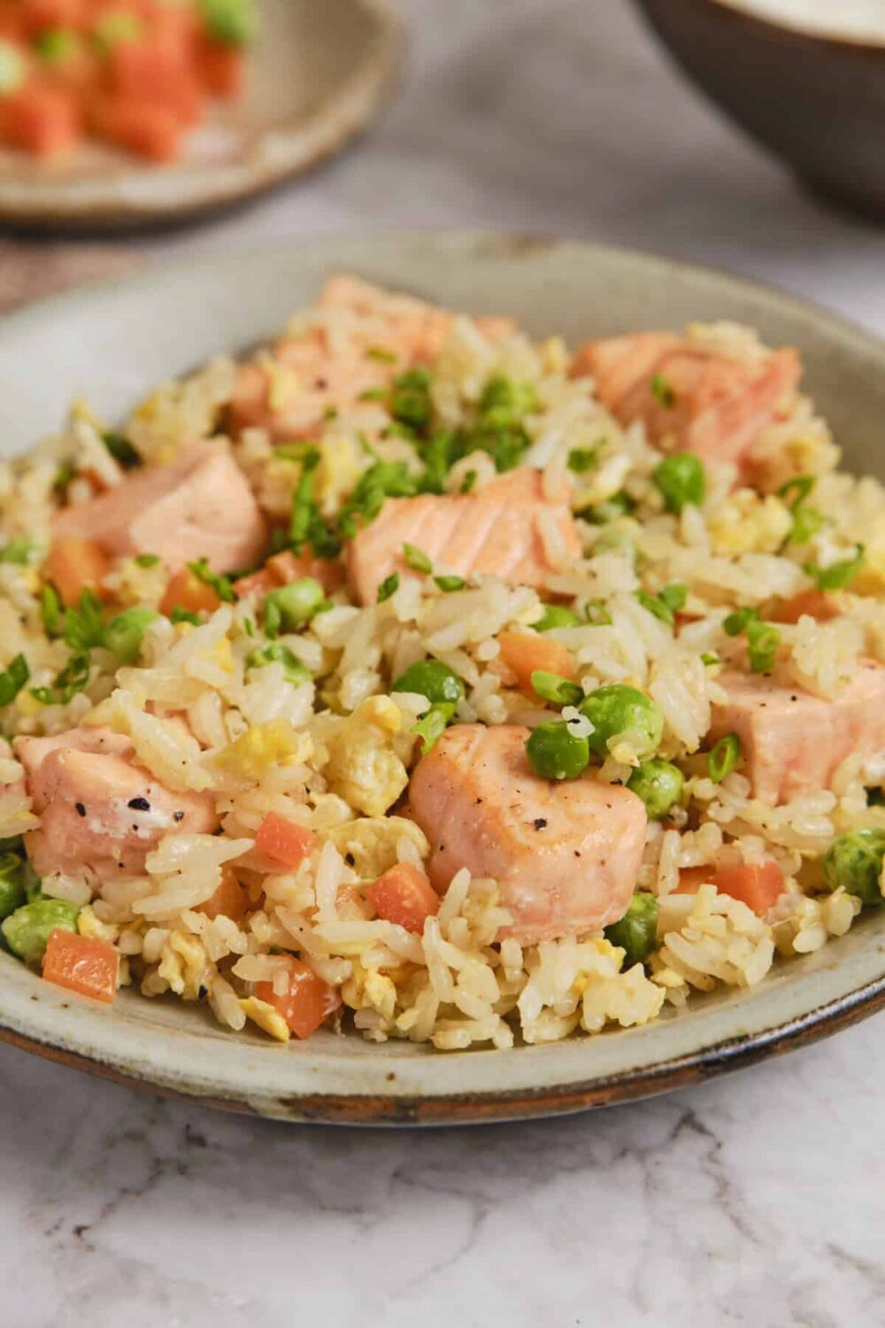 Salmon Fried Rice - Food Faith Fitness