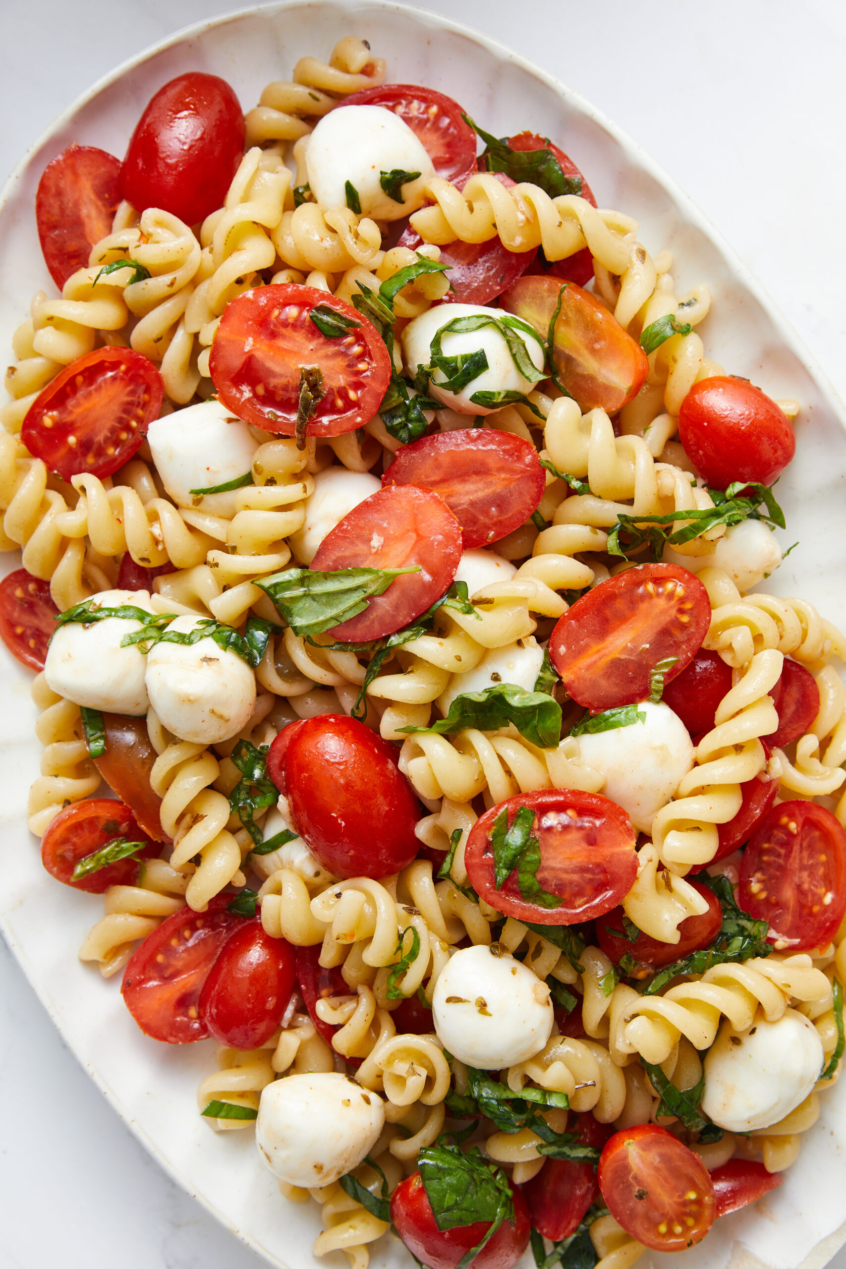 Caprese Pasta Salad - foodfaithfitness