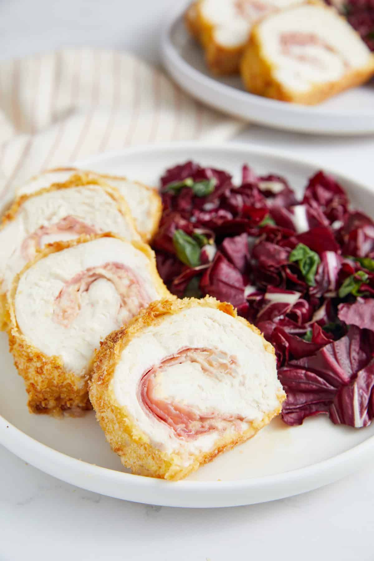 Air Fryer Chicken Cordon Bleu - Foodfaithfittness