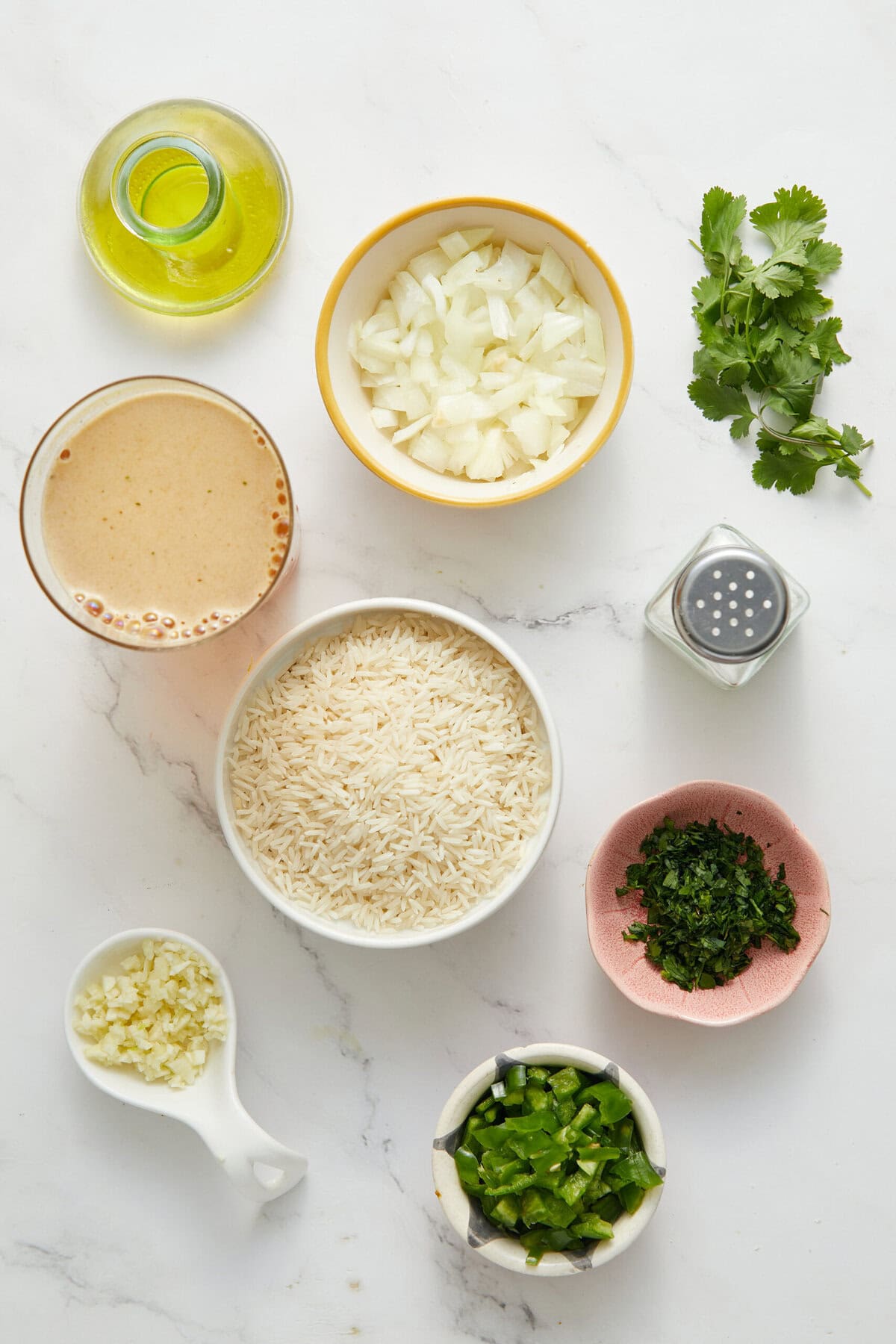 Arroz Verde (Mexican Green Rice) - foodfaithfitness