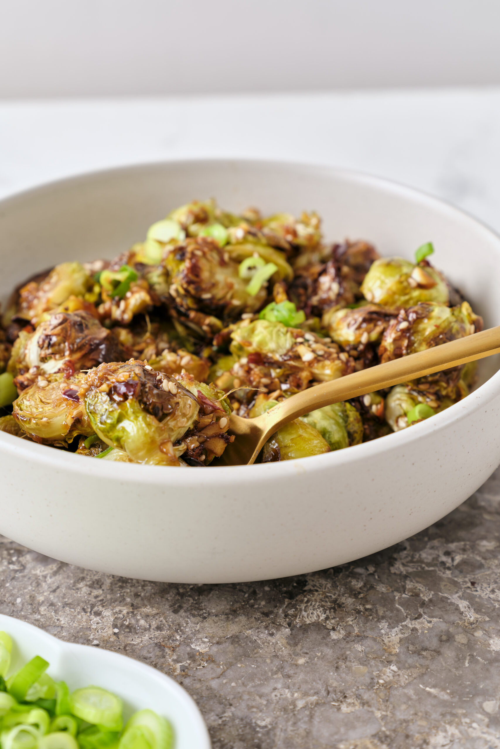 Asian Brussels Sprouts - foodfaithfitness