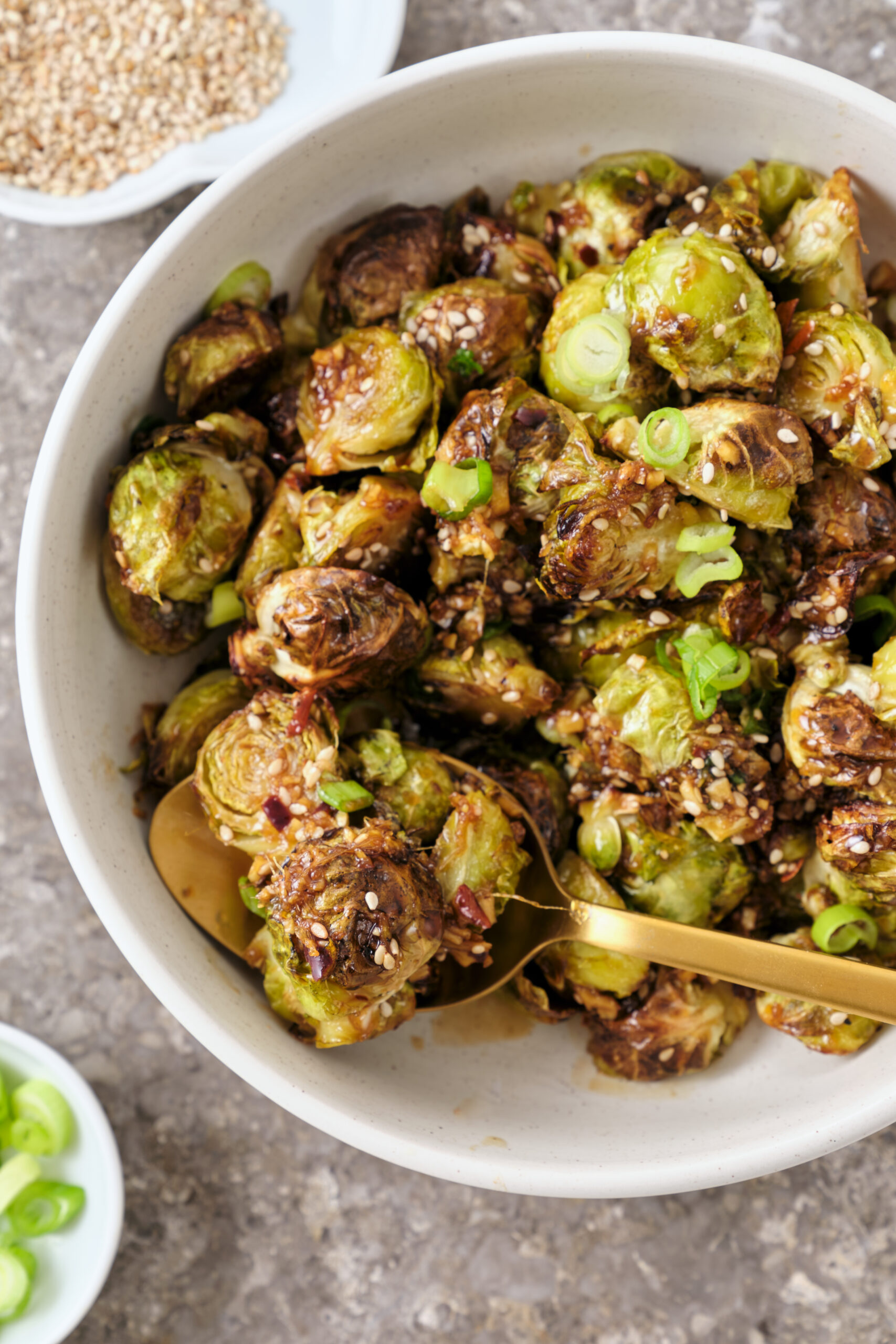 Asian Brussels Sprouts - foodfaithfitness