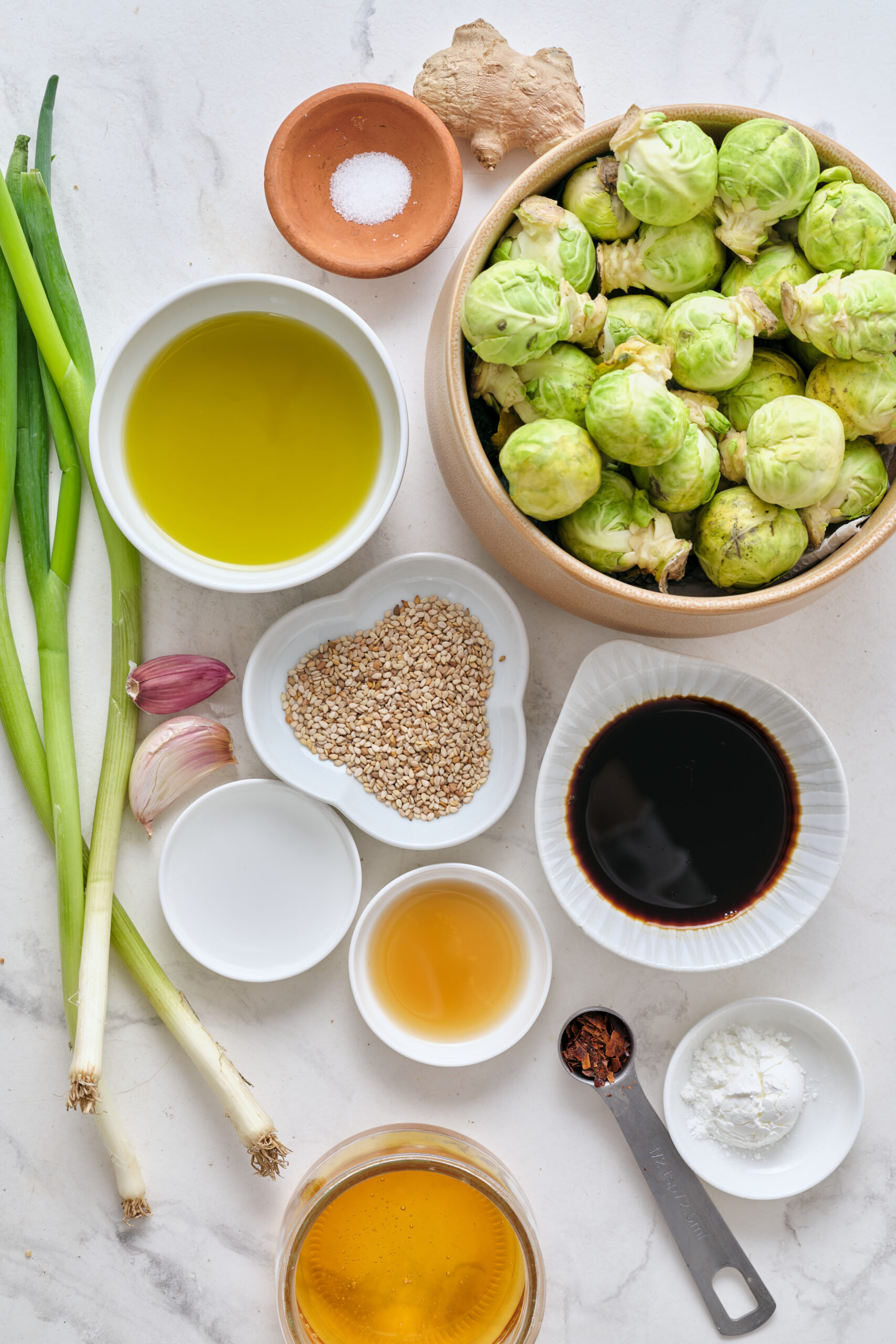 Asian Brussels Sprouts - foodfaithfitness