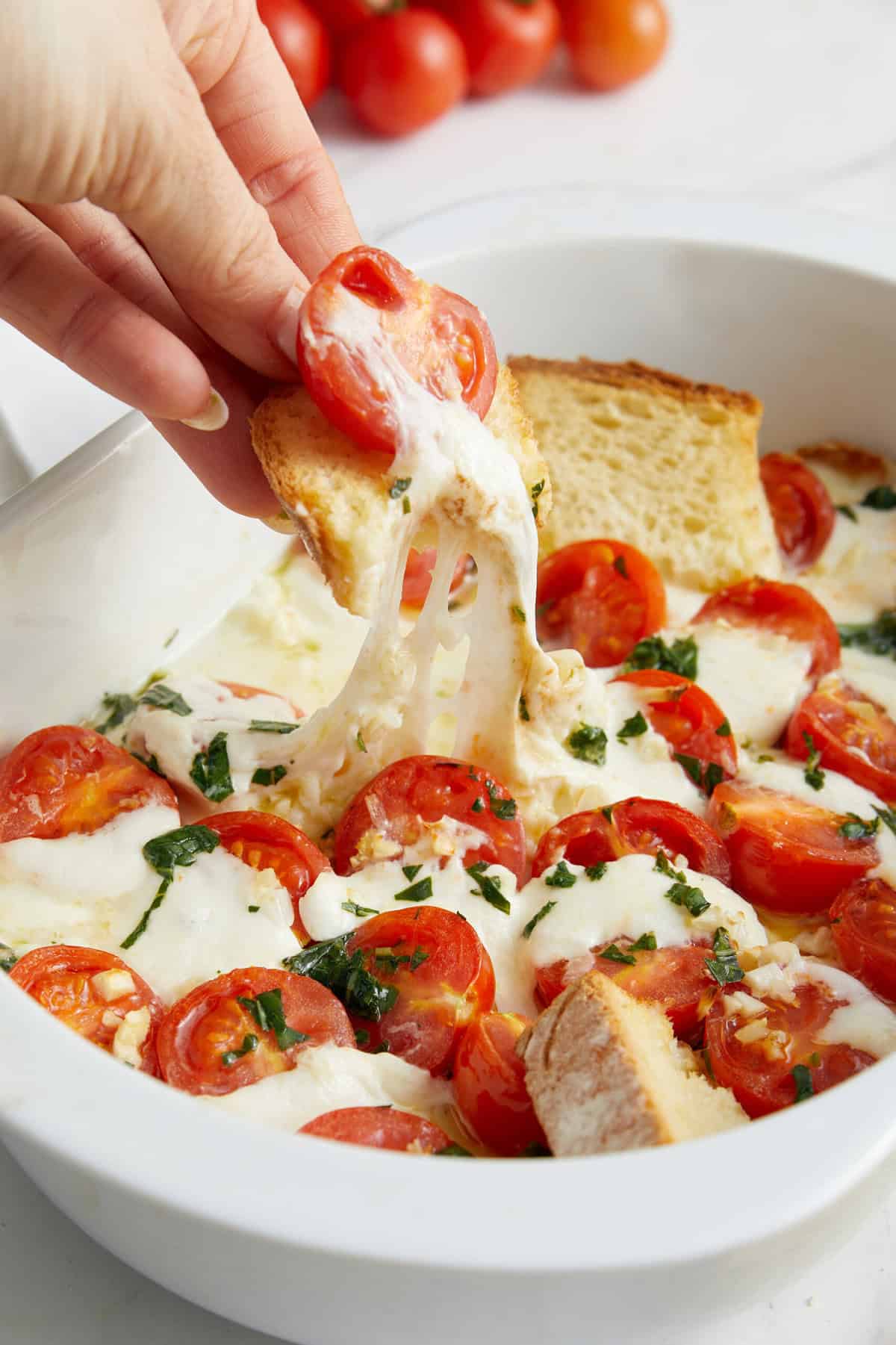 Baked Mozzarella - foodfaithfitness