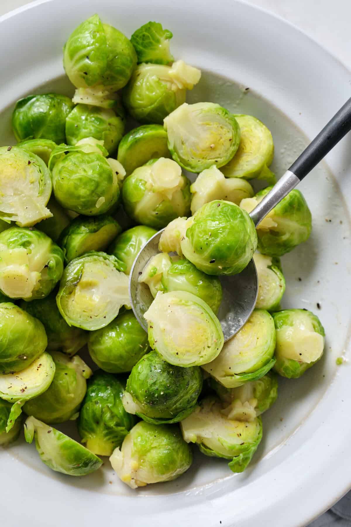 Boiled Brussels Sprouts - foodfaithfitness