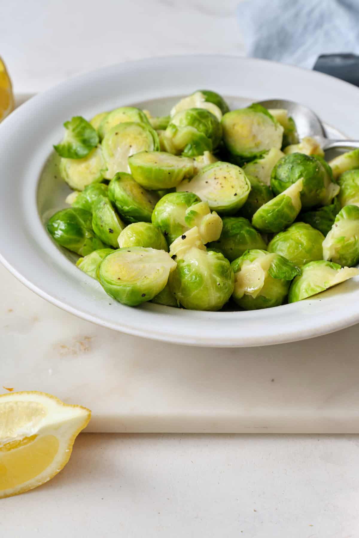 Boiled Brussels Sprouts - foodfaithfitness