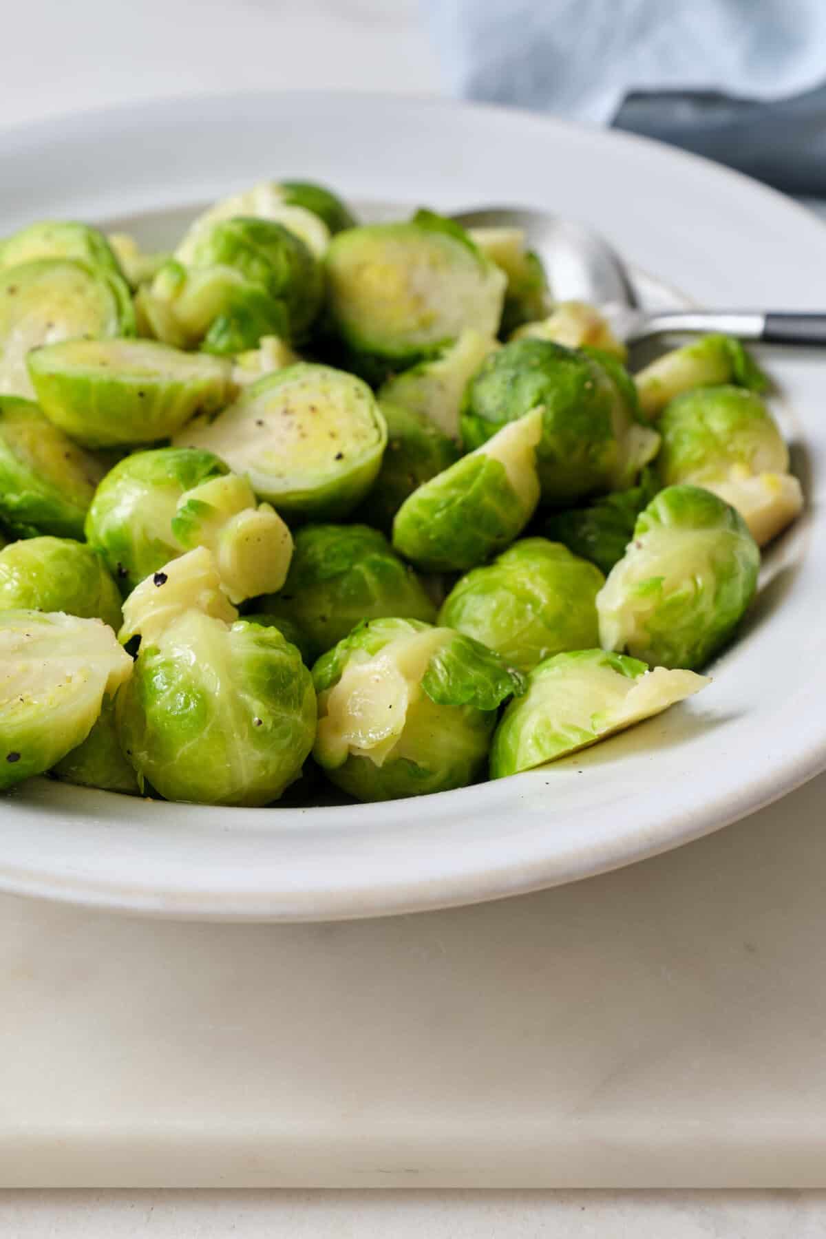 Boiled Brussels Sprouts - foodfaithfitness