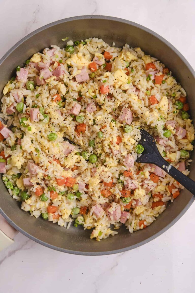 Ham Fried Rice - Food Faith Fitness