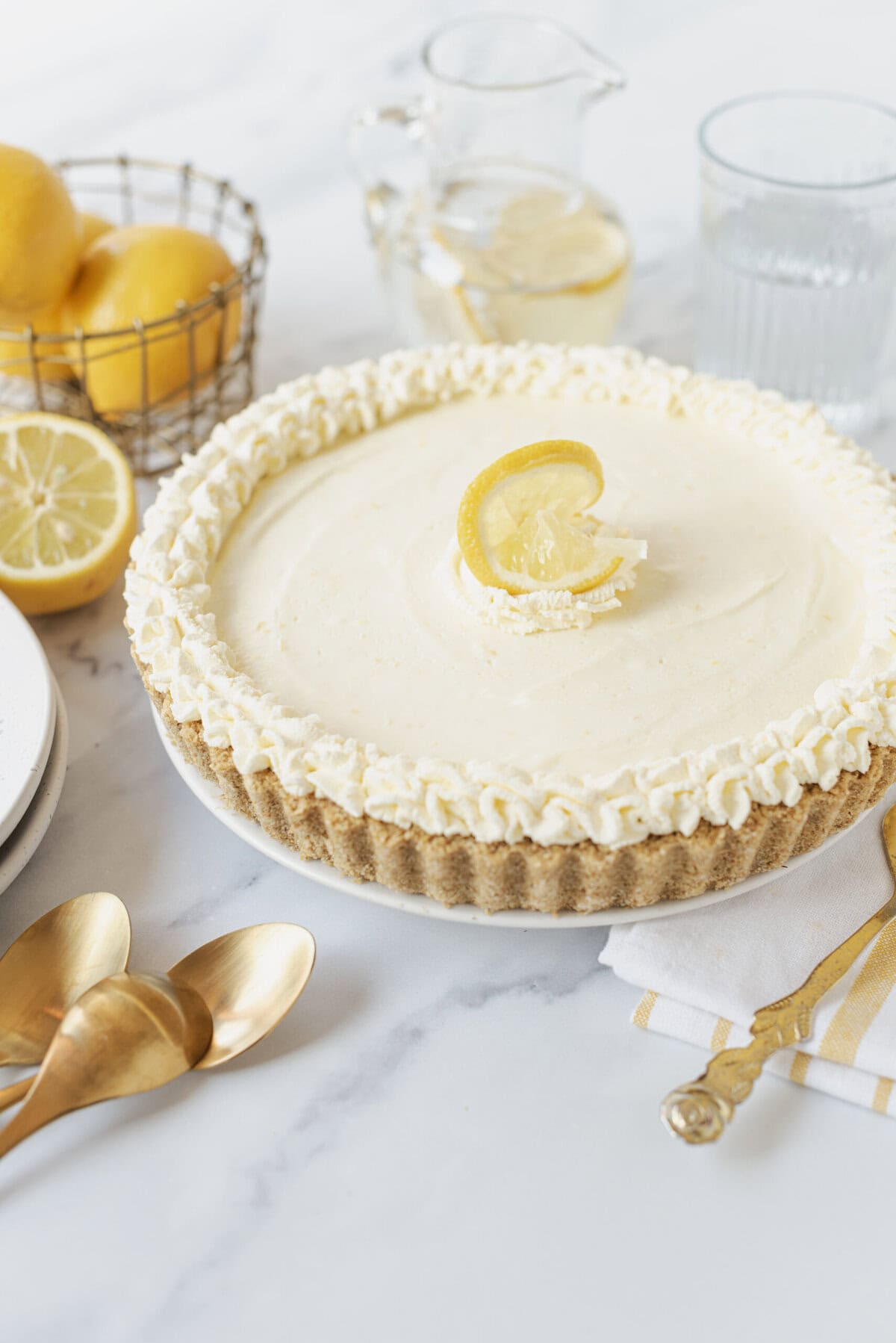 Lemon Icebox Pie - foodfaithfitness