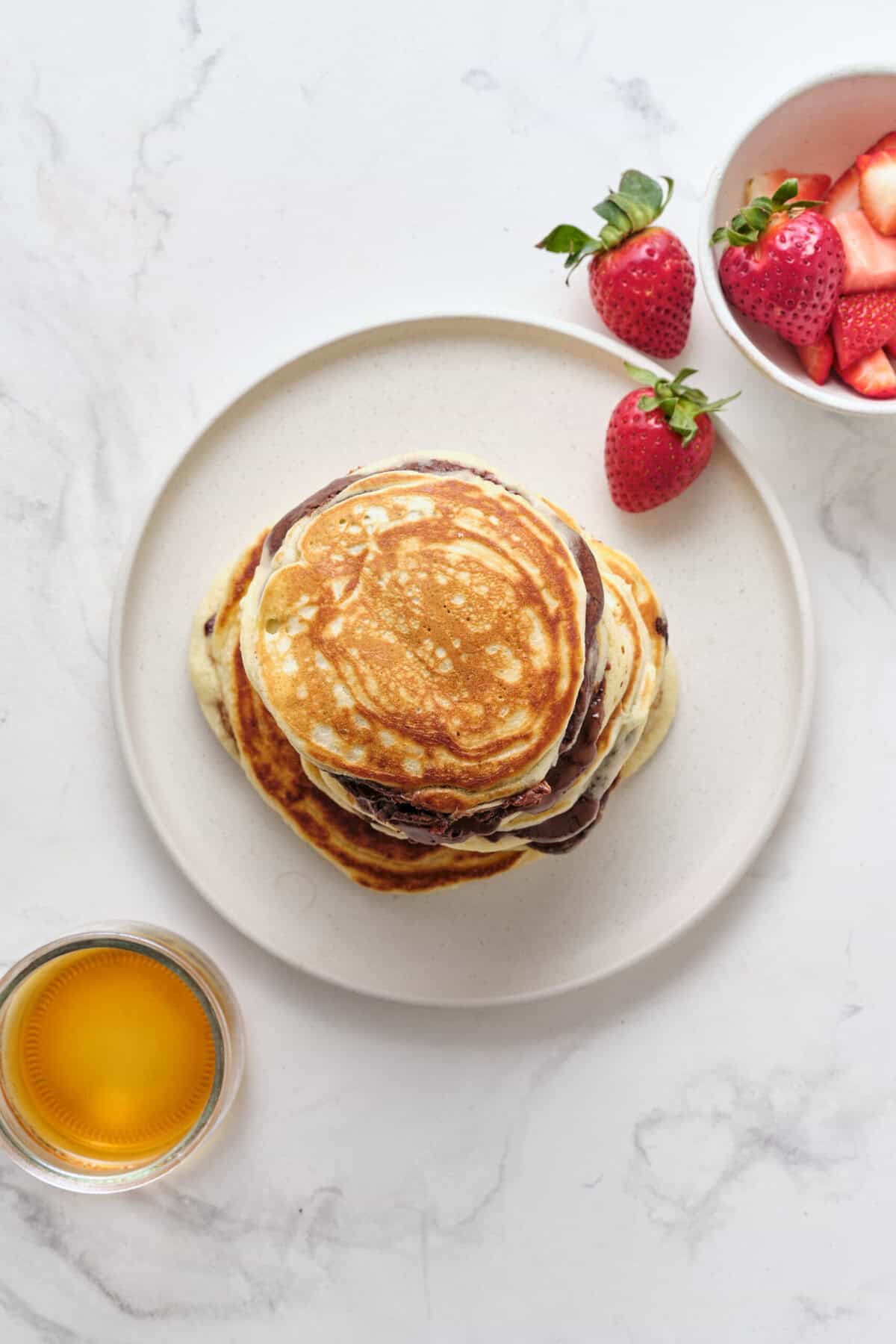 Nutella Pancakes - foodfaithfitness