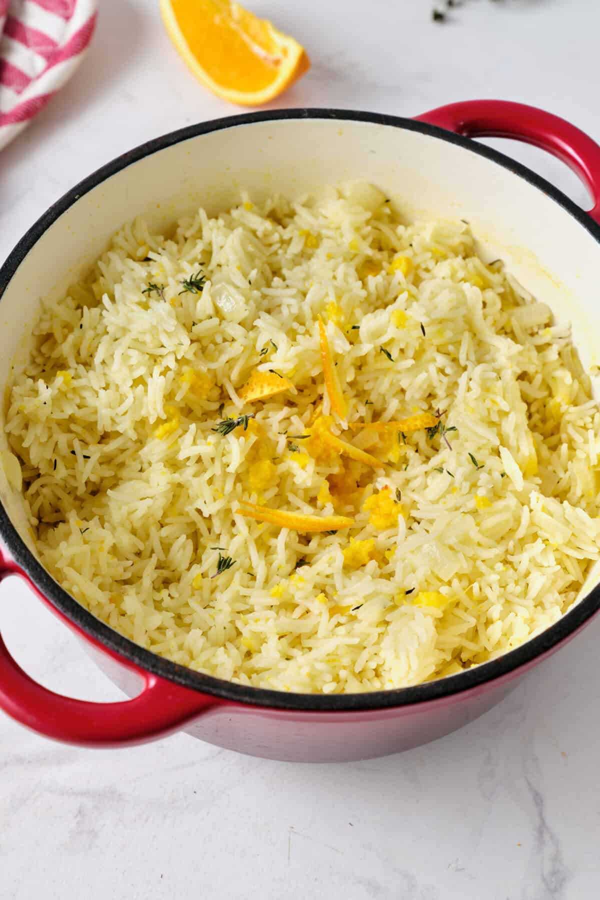 Orange rice - foodfaithfittness