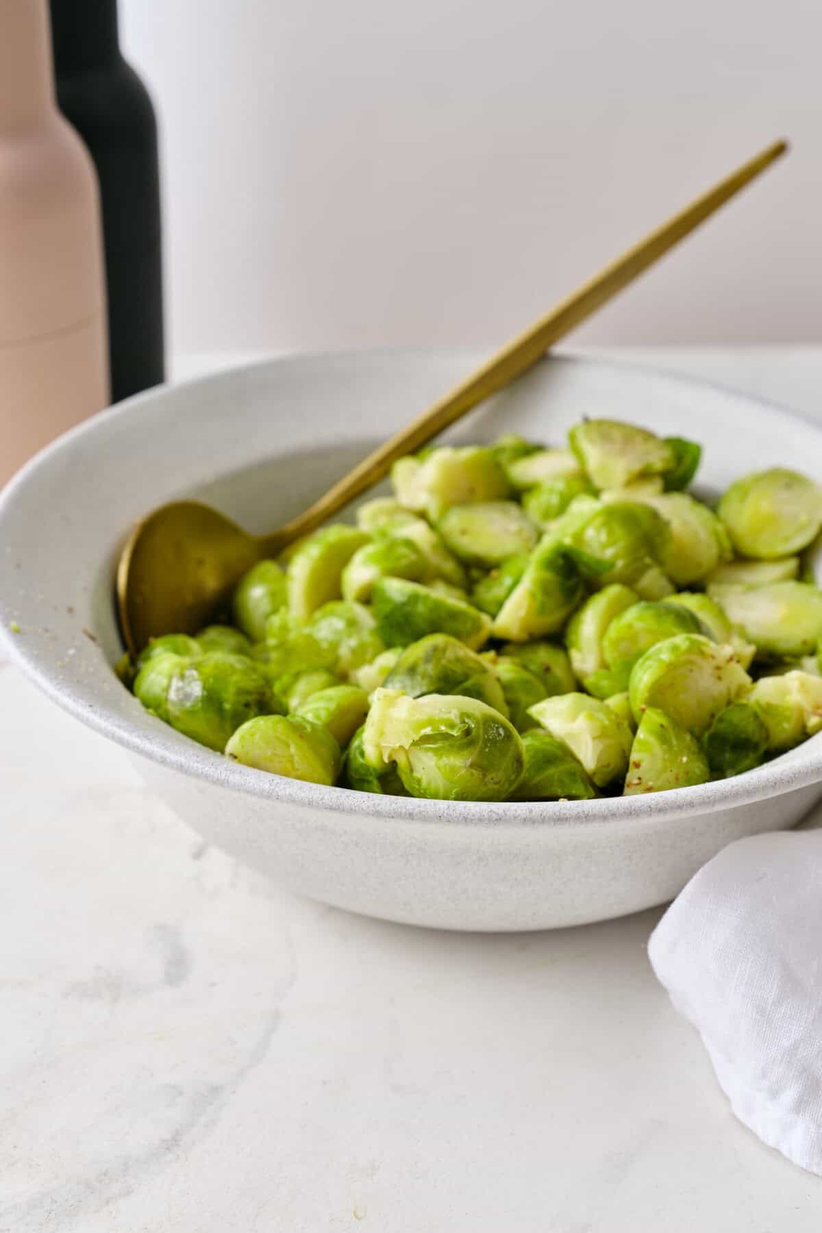 Steamed Brussels Sprouts - foodfaithfitness