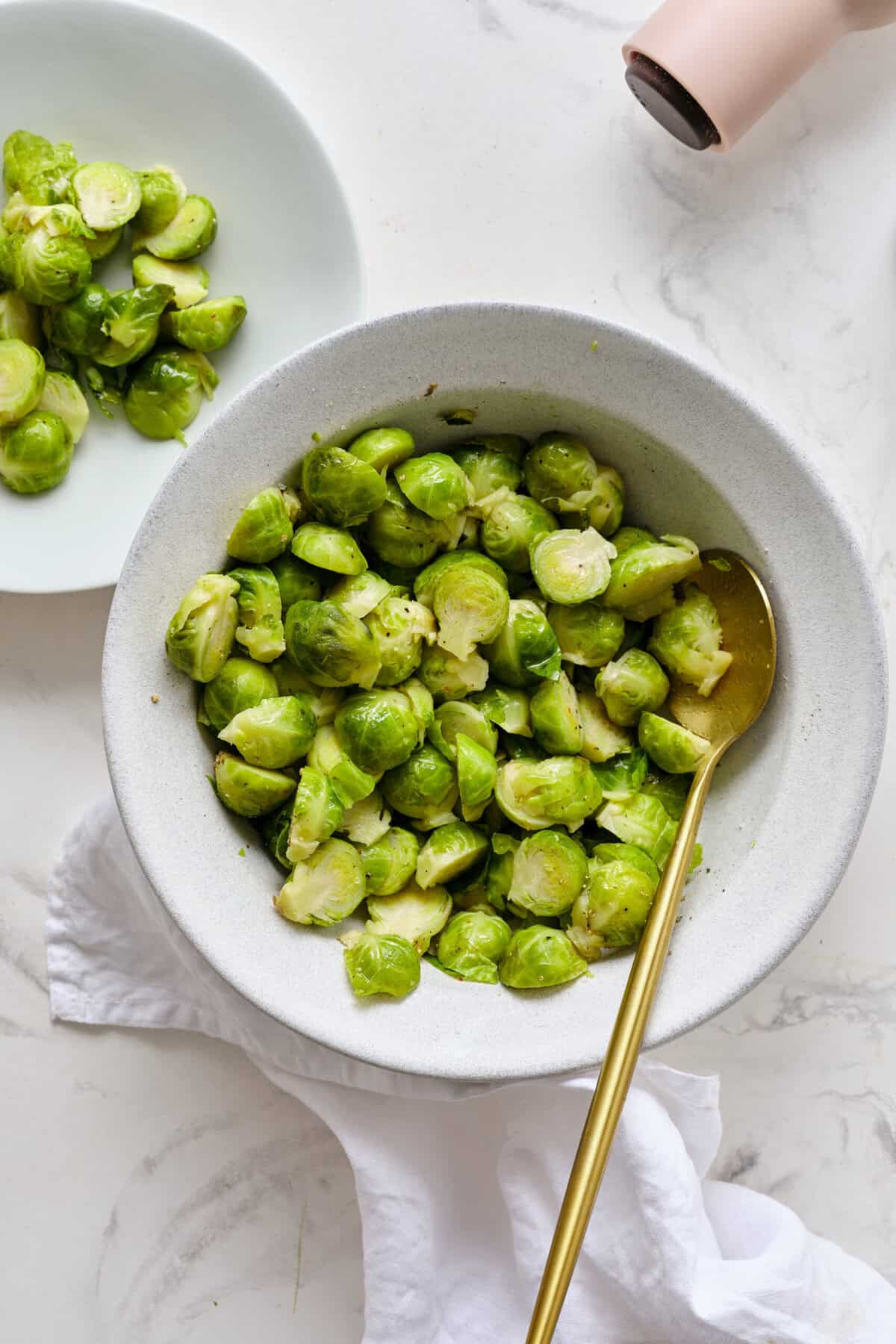 Steamed Brussels Sprouts - foodfaithfitness