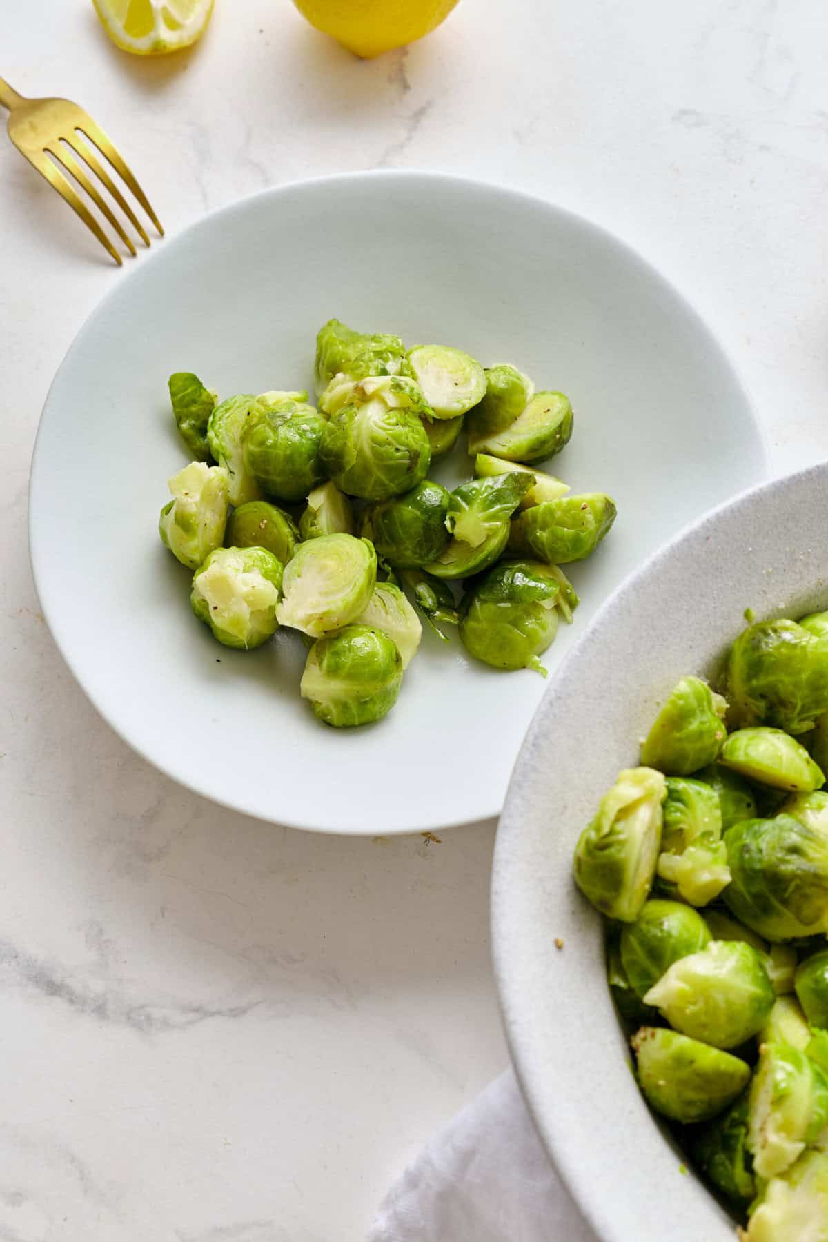 Steamed Brussels Sprouts - foodfaithfitness