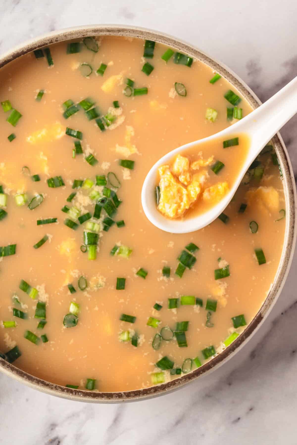 Keto Egg Drop Soup - foodfaithfitness