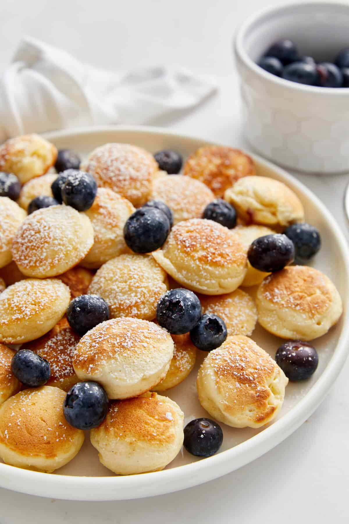 Poffertjes (Dutch Mini Pancakes) - foodfaithfitness