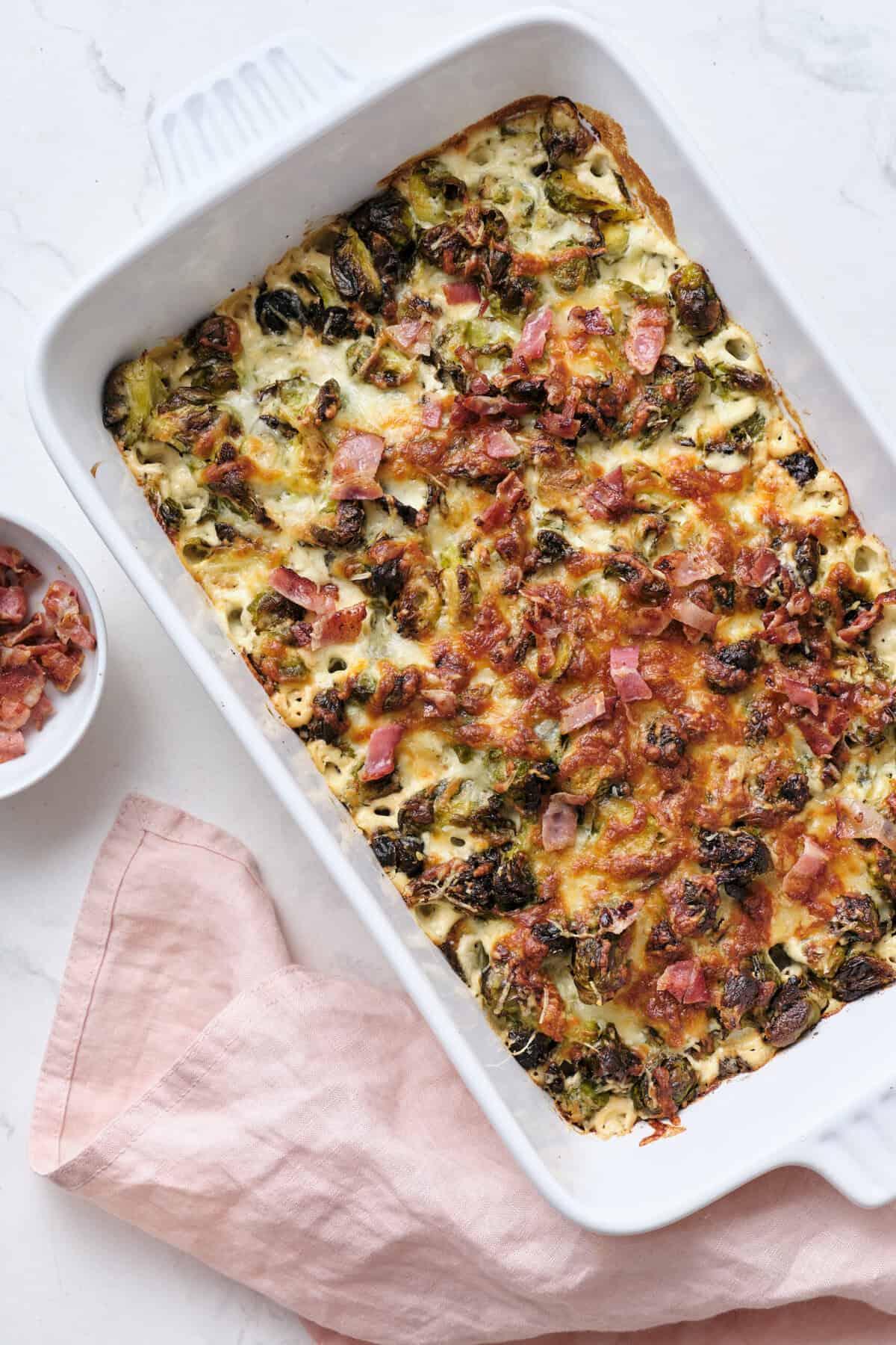 Brussels Sprouts Au Gratin - foodfaithfitness