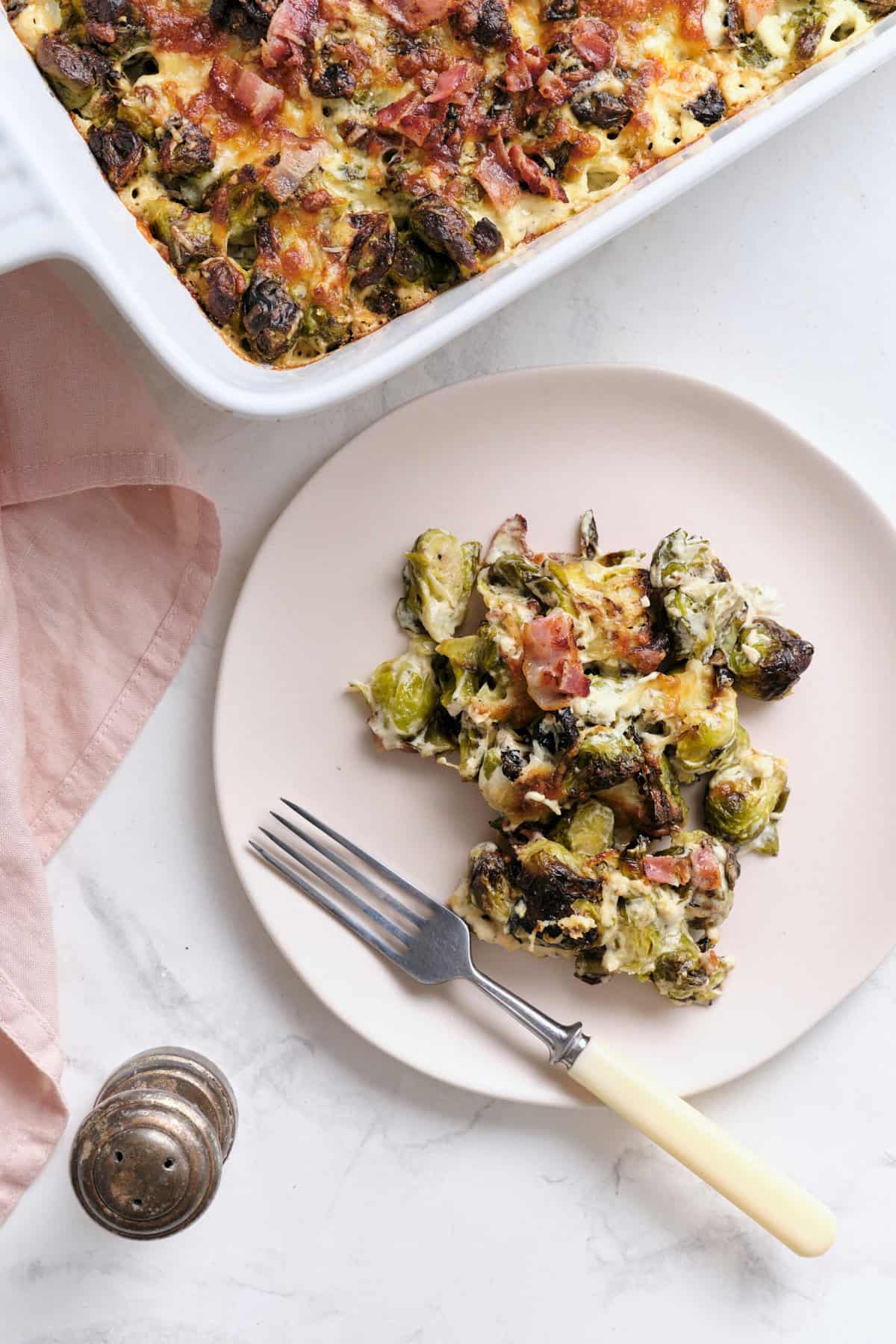 Brussels Sprouts Au Gratin - foodfaithfitness