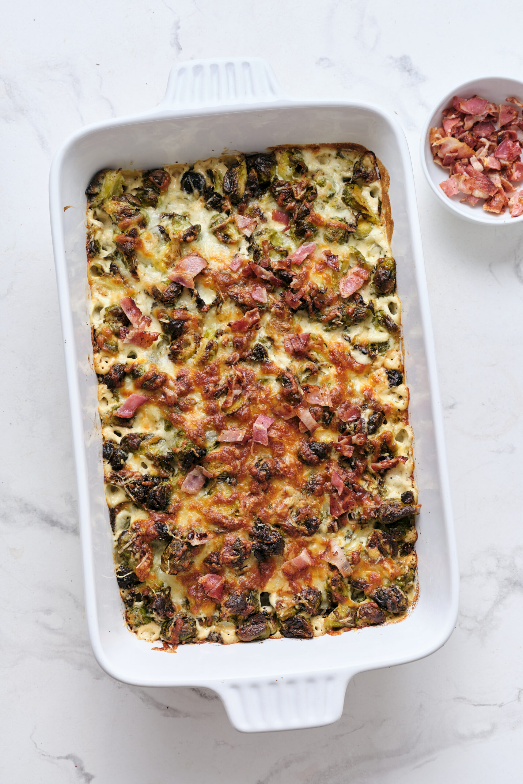 Brussels Sprouts Au Gratin - foodfaithfitness