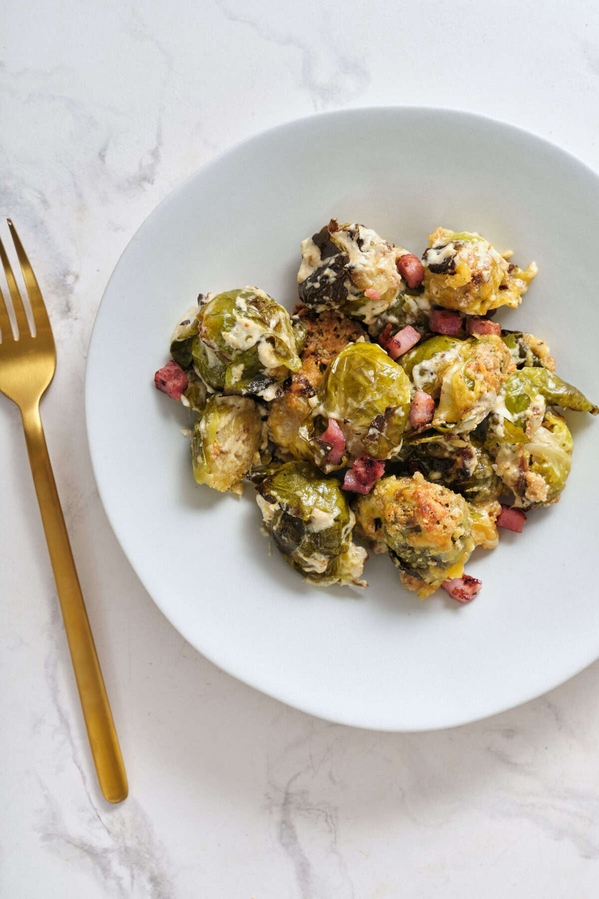 Brussels Sprouts Casserole - foodfaithfitness