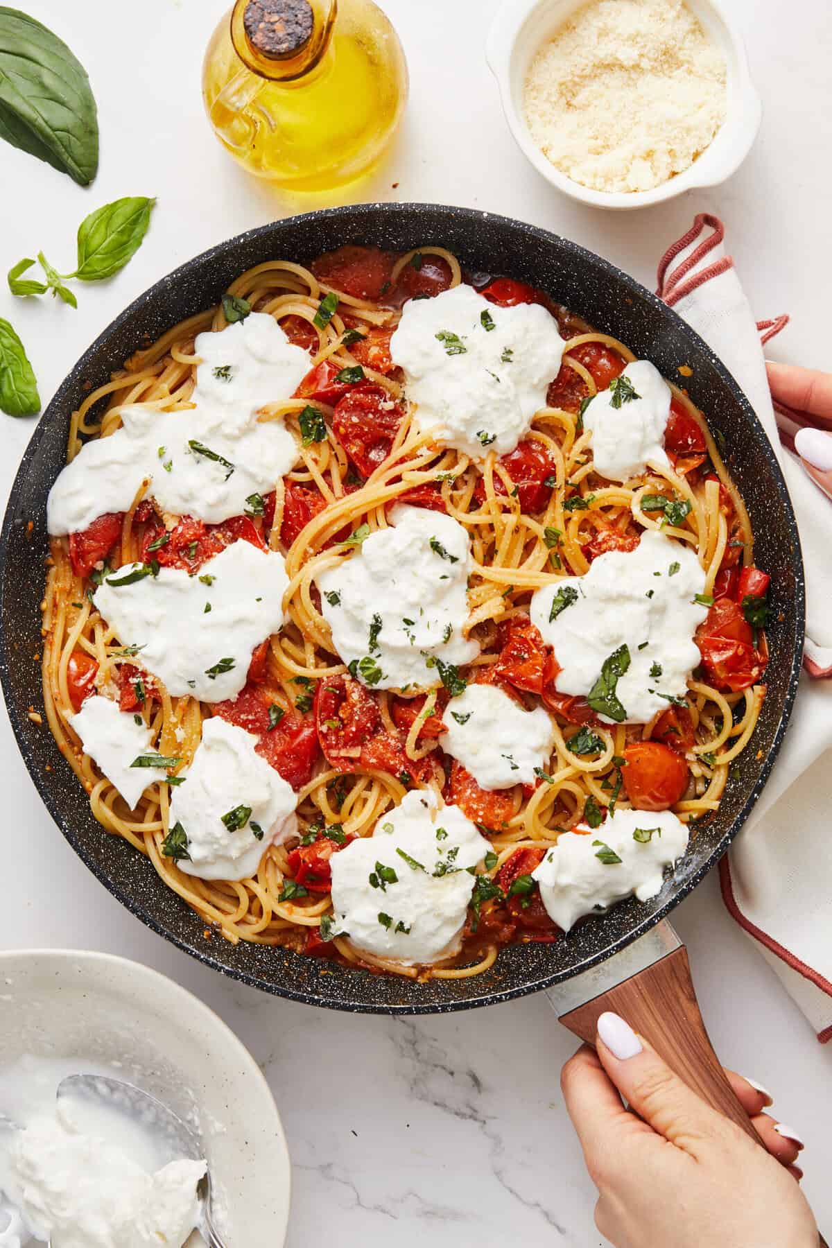Burrata Pasta - foodfaithfitness