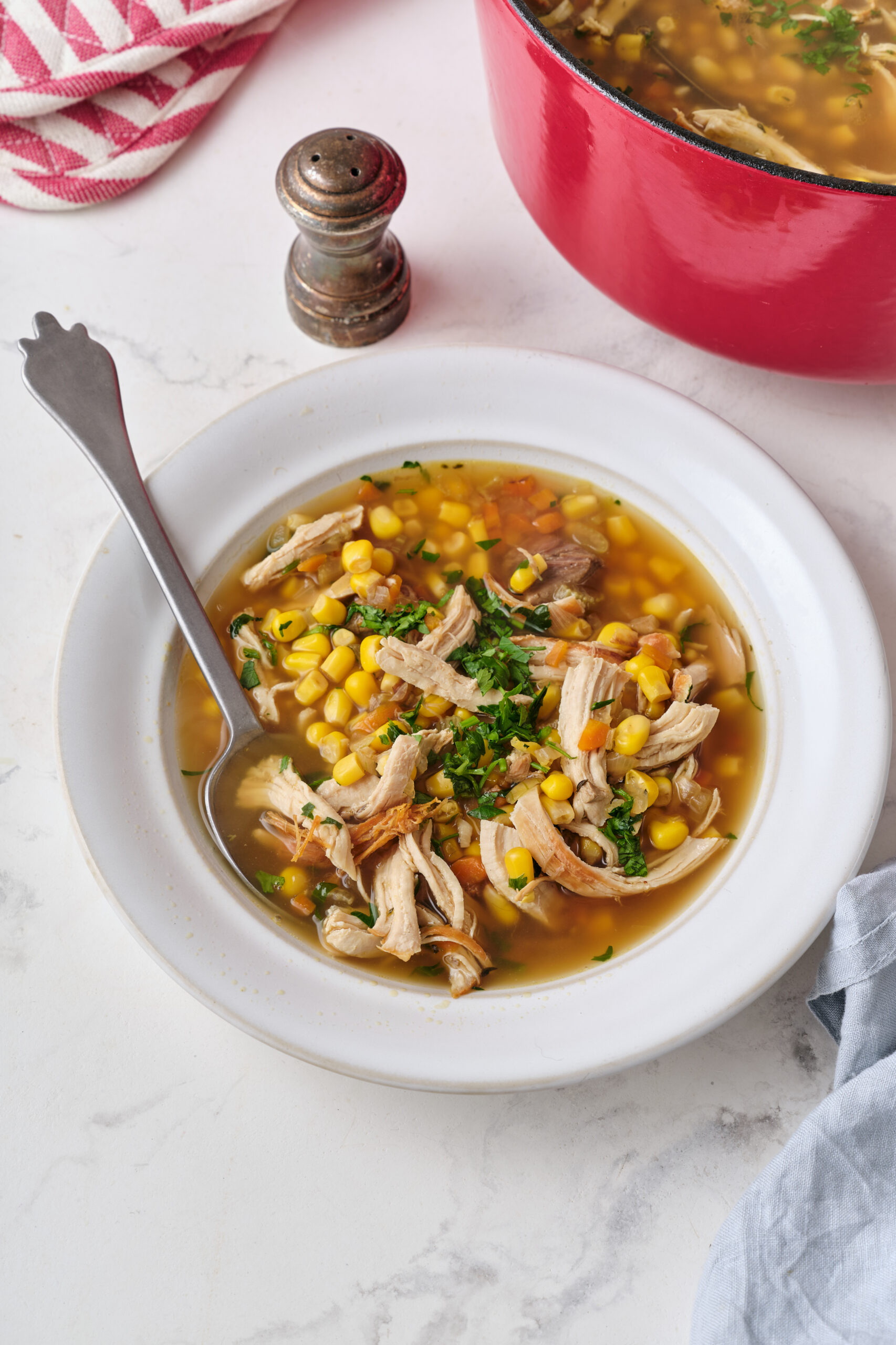 Chicken Corn Soup - foodfaithfitness