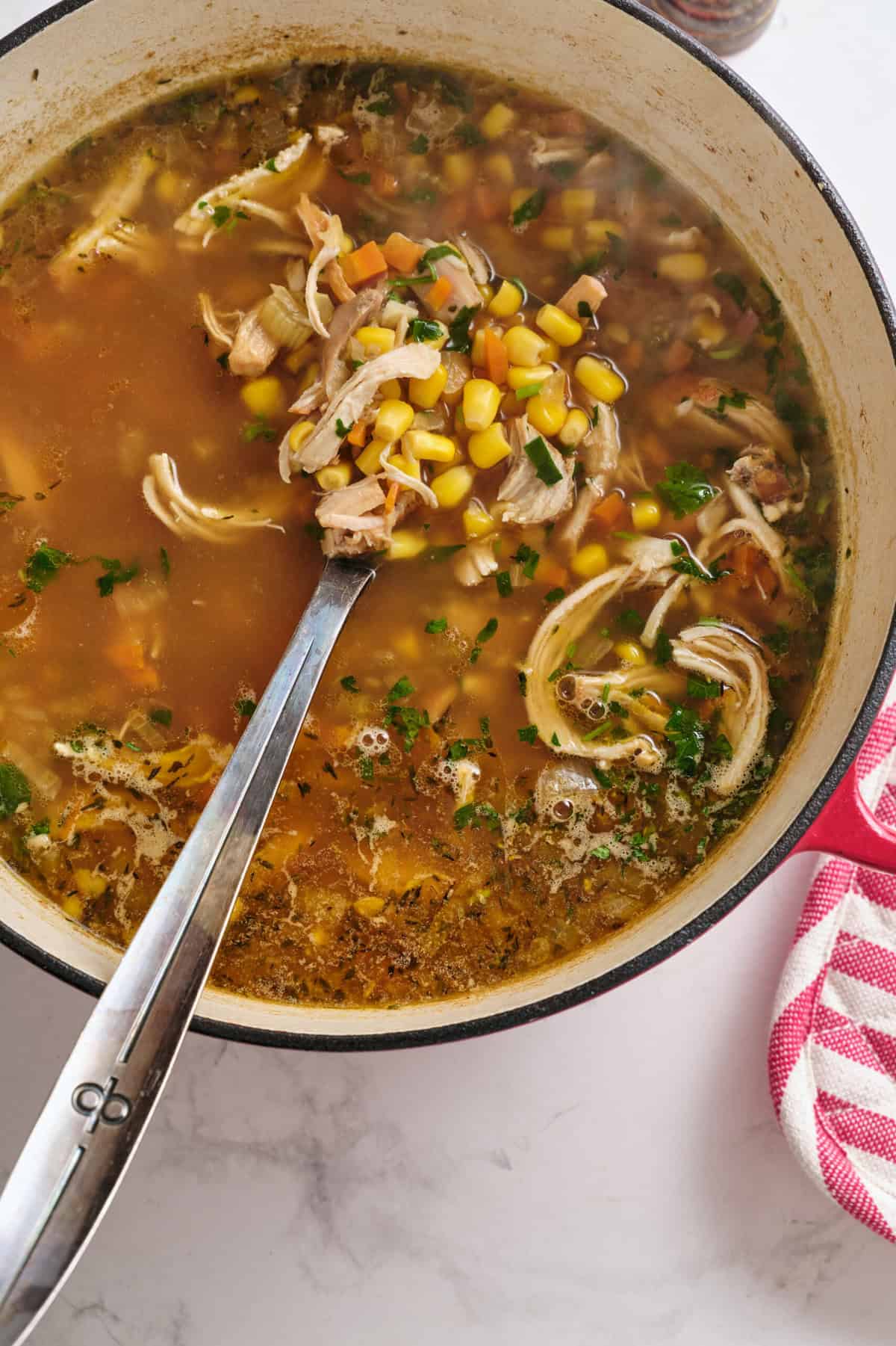 Chicken Corn Soup - foodfaithfitness