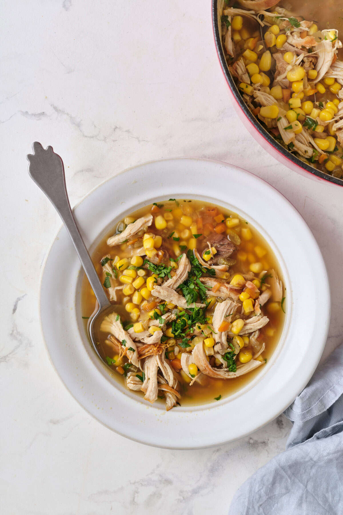 Chicken Corn Soup - foodfaithfitness