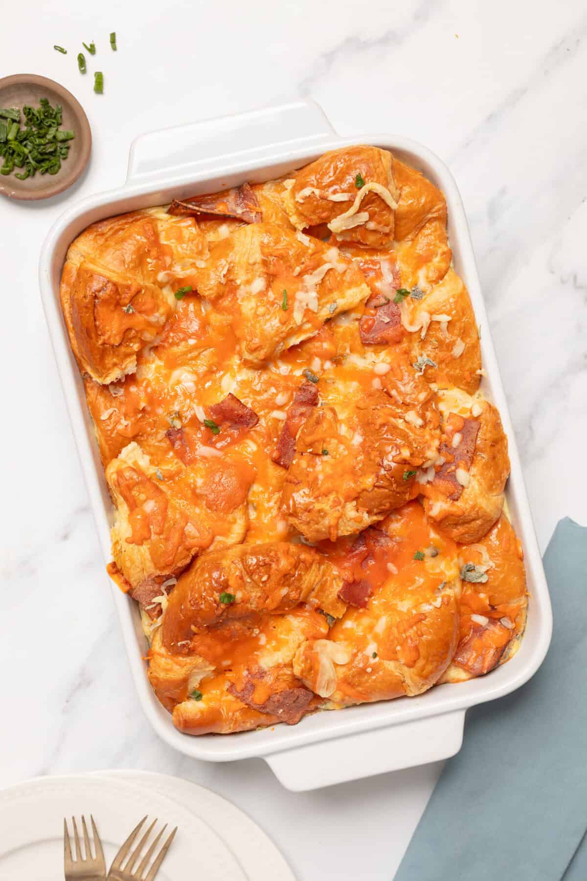 CROISSANT BREAKFAST BAKE - FOODFAITHFITTNESS