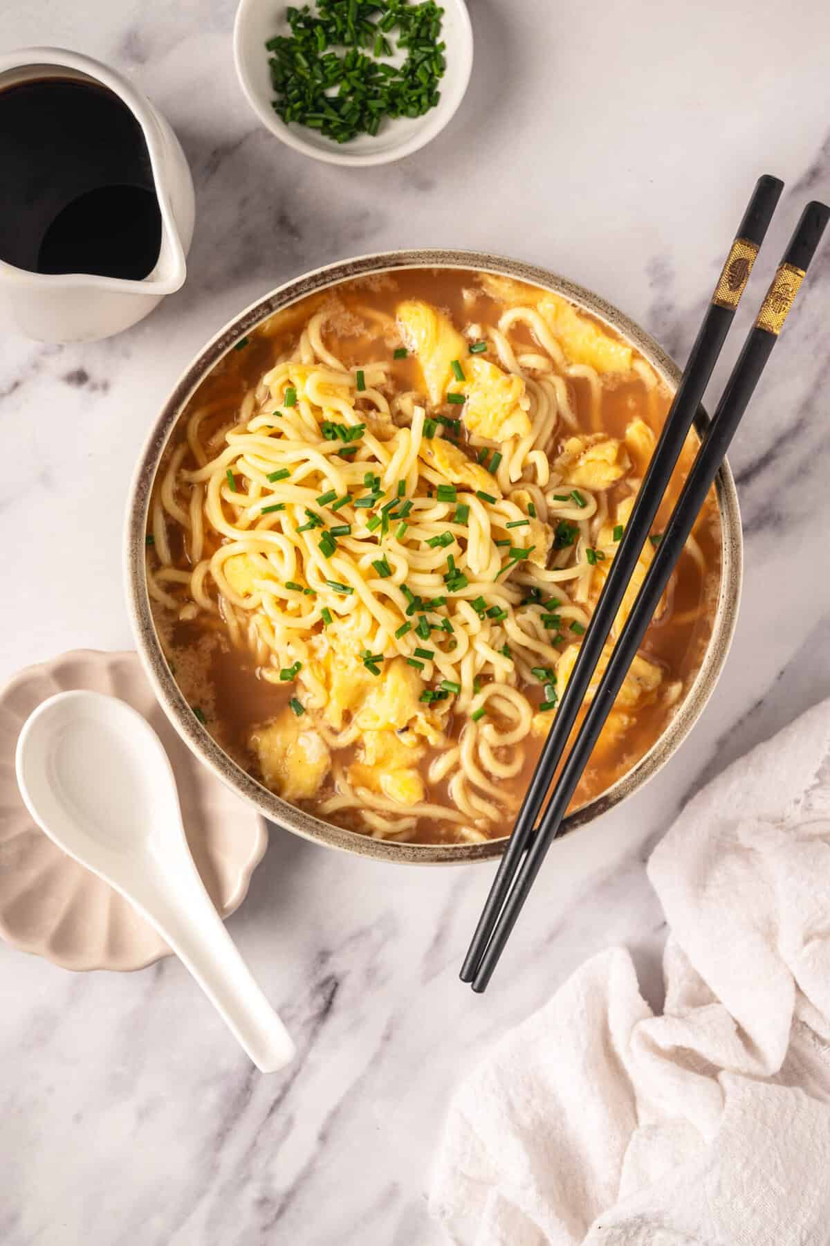 Egg Drop Ramen - foodfaithfitness