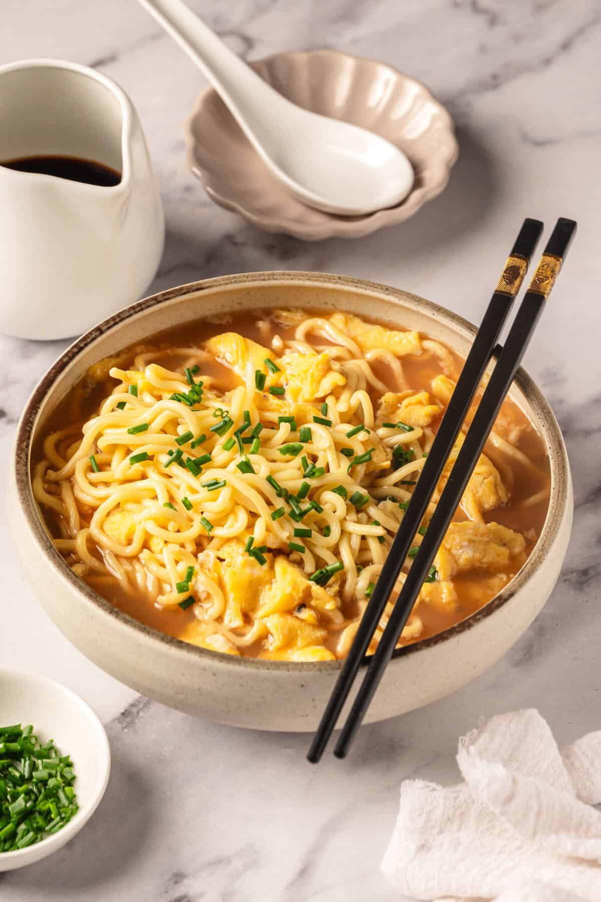 Egg Drop Ramen - foodfaithfitness