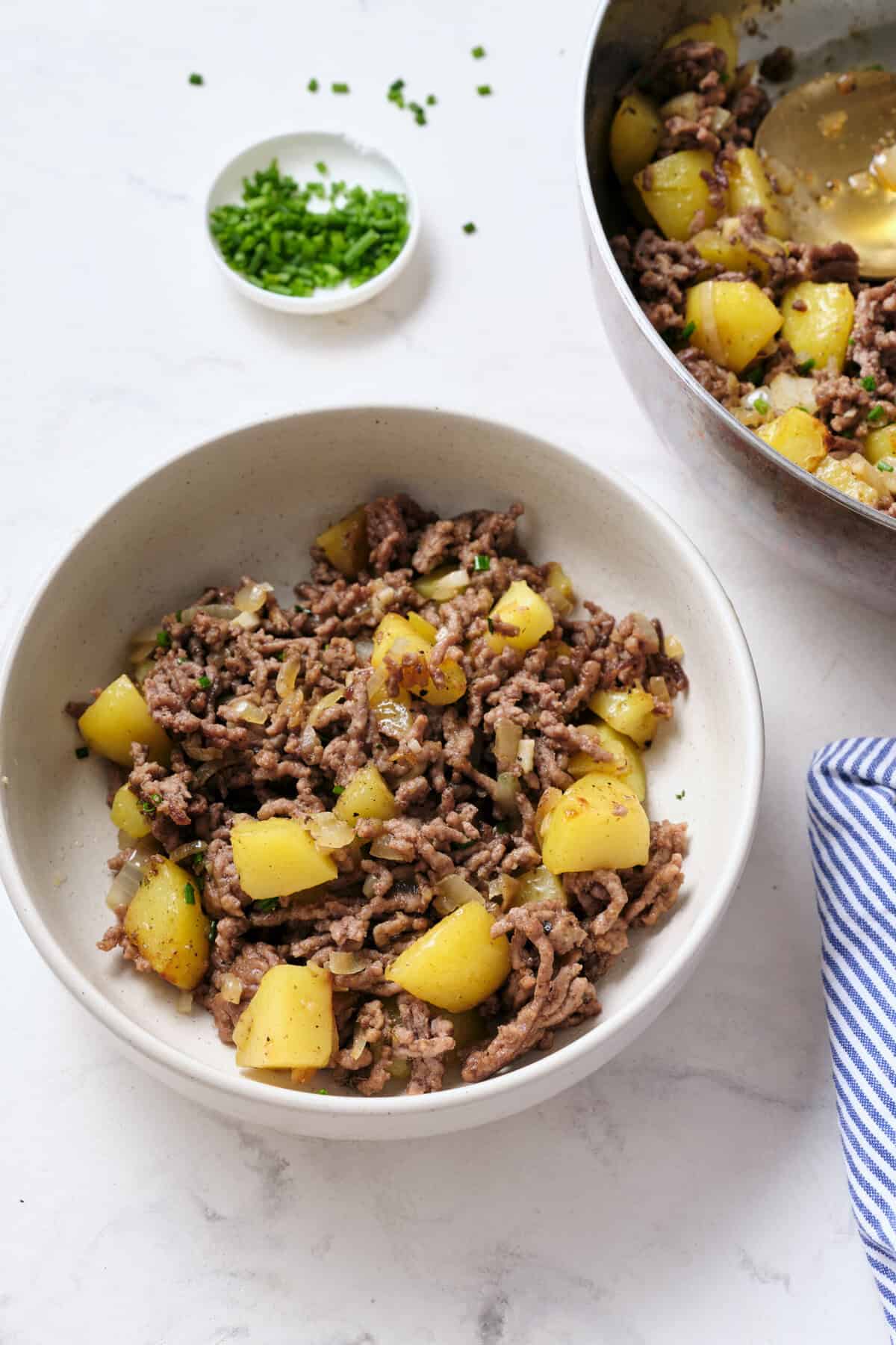 Ground Beef and Potatoes - foodfaithfitness
