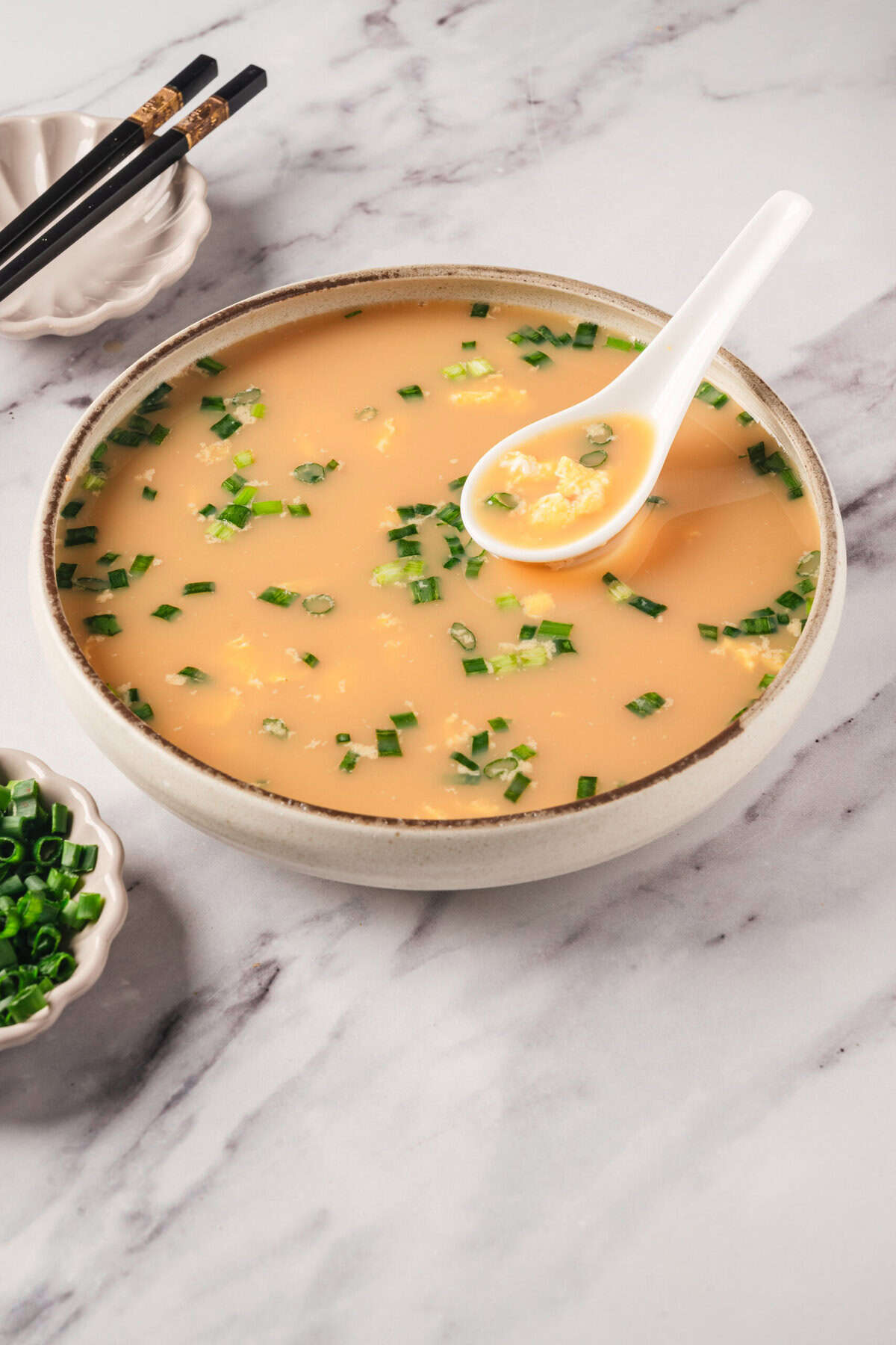 Keto Egg Drop Soup - foodfaithfitness