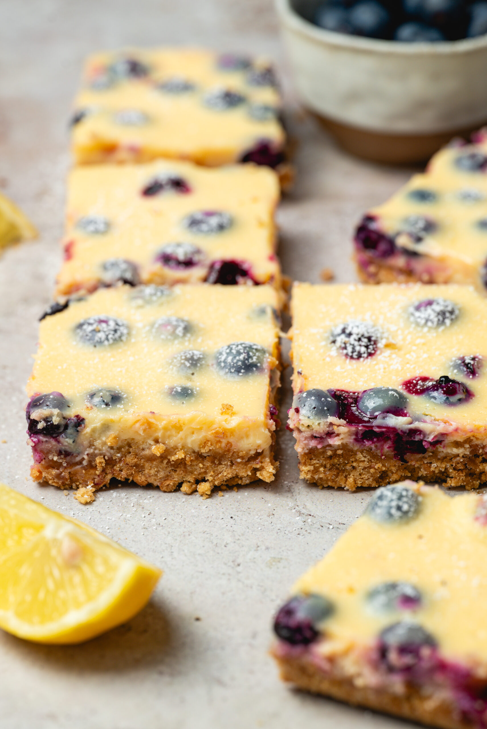 Lemon Blueberry Bars - foodfaithfitness