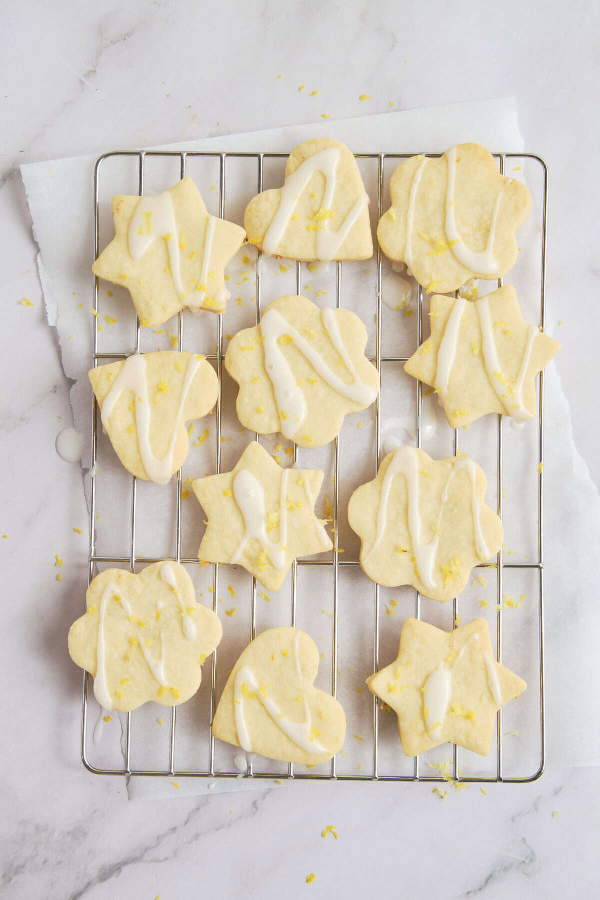 Lemon Shortbread Cookies - foodfaithfitness