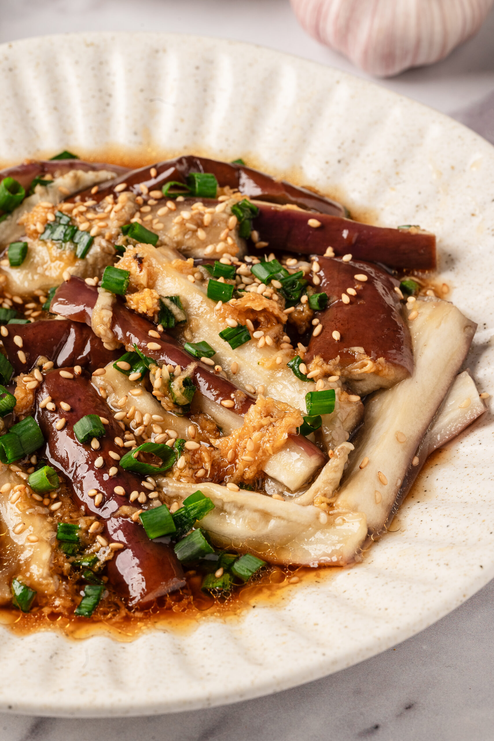 Steamed Eggplant - foodfaithfitness