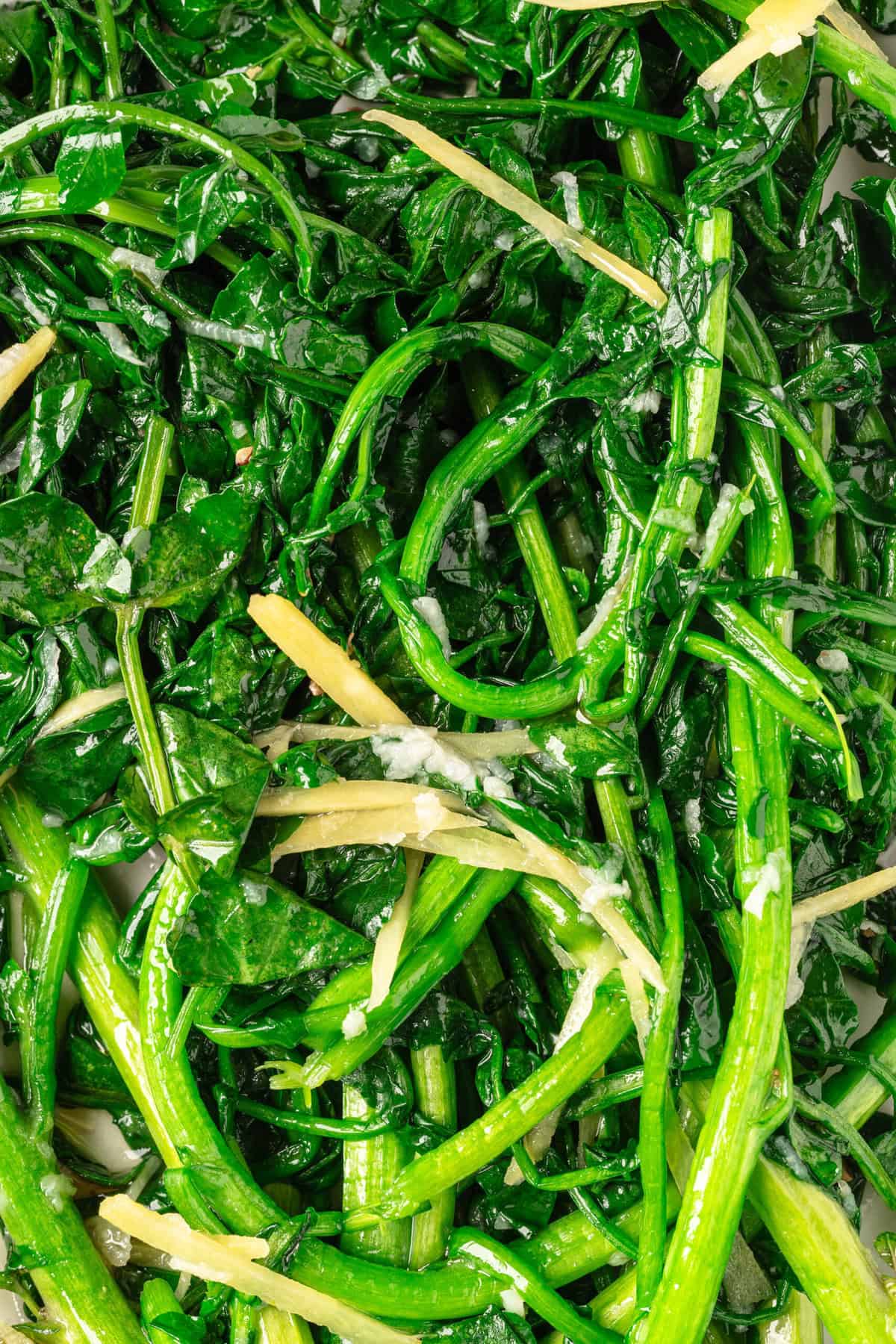 Stir-Fried Watercress - foodfaithfitness
