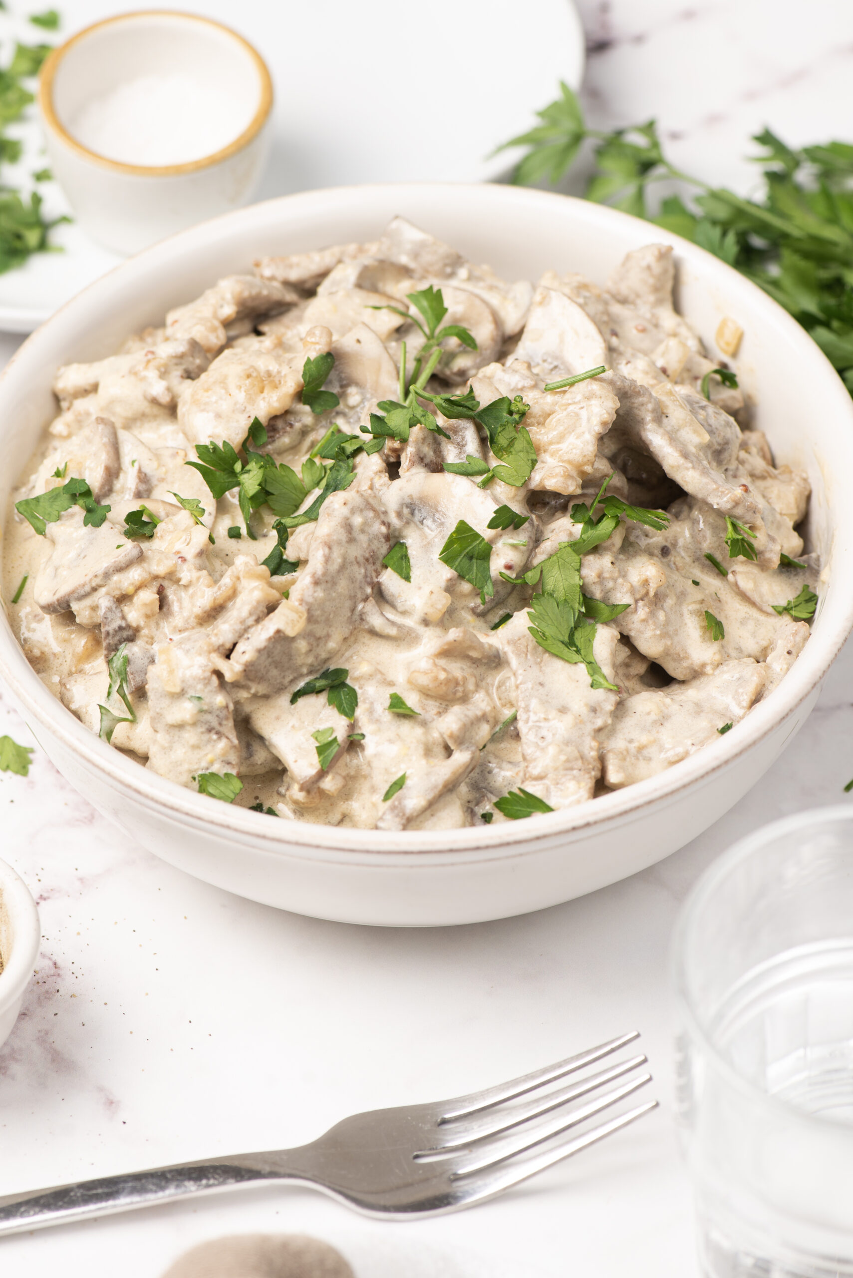 Keto Beef Stroganoff